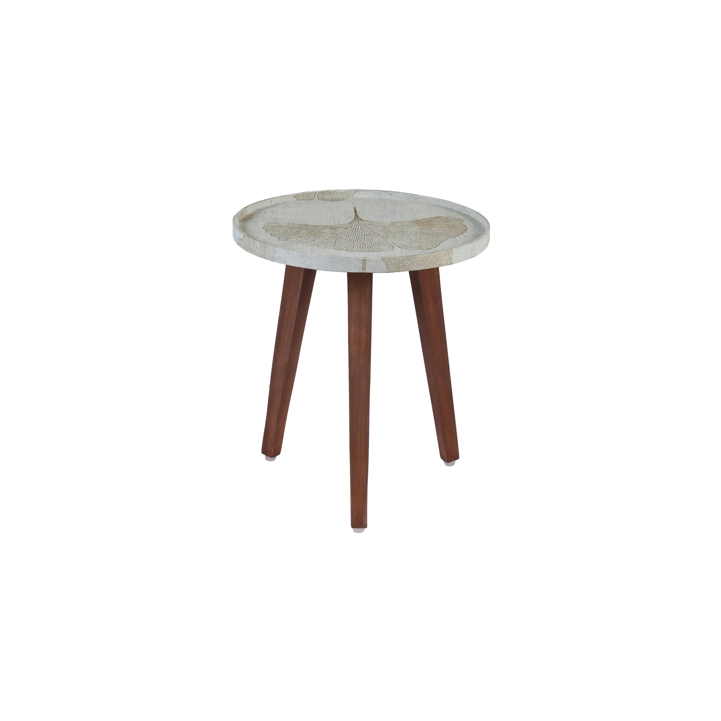 A Tiny Mistake Gold Blossom Wooden Nesting Tables (Set of 2), Living Room Decor