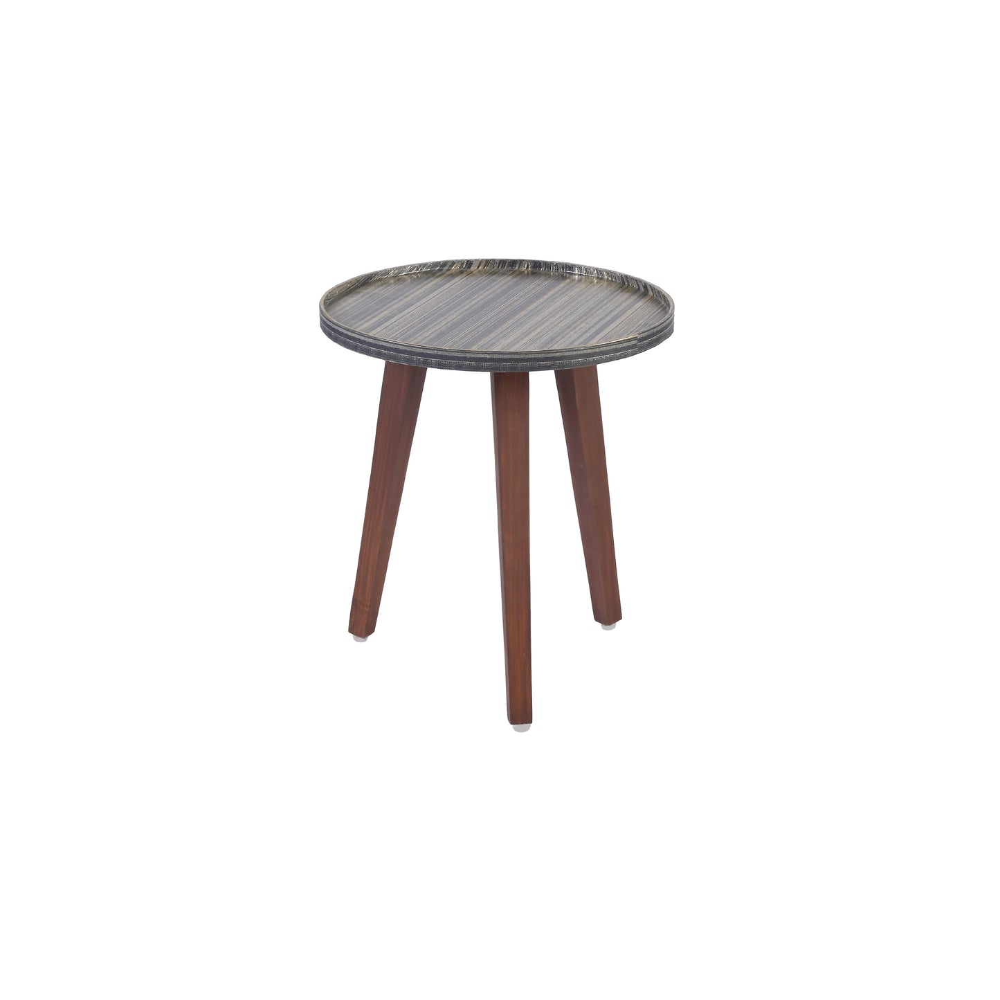 A Tiny Mistake Golden Tweed Wooden Nesting Tables (Set of 2), Living Room Decor