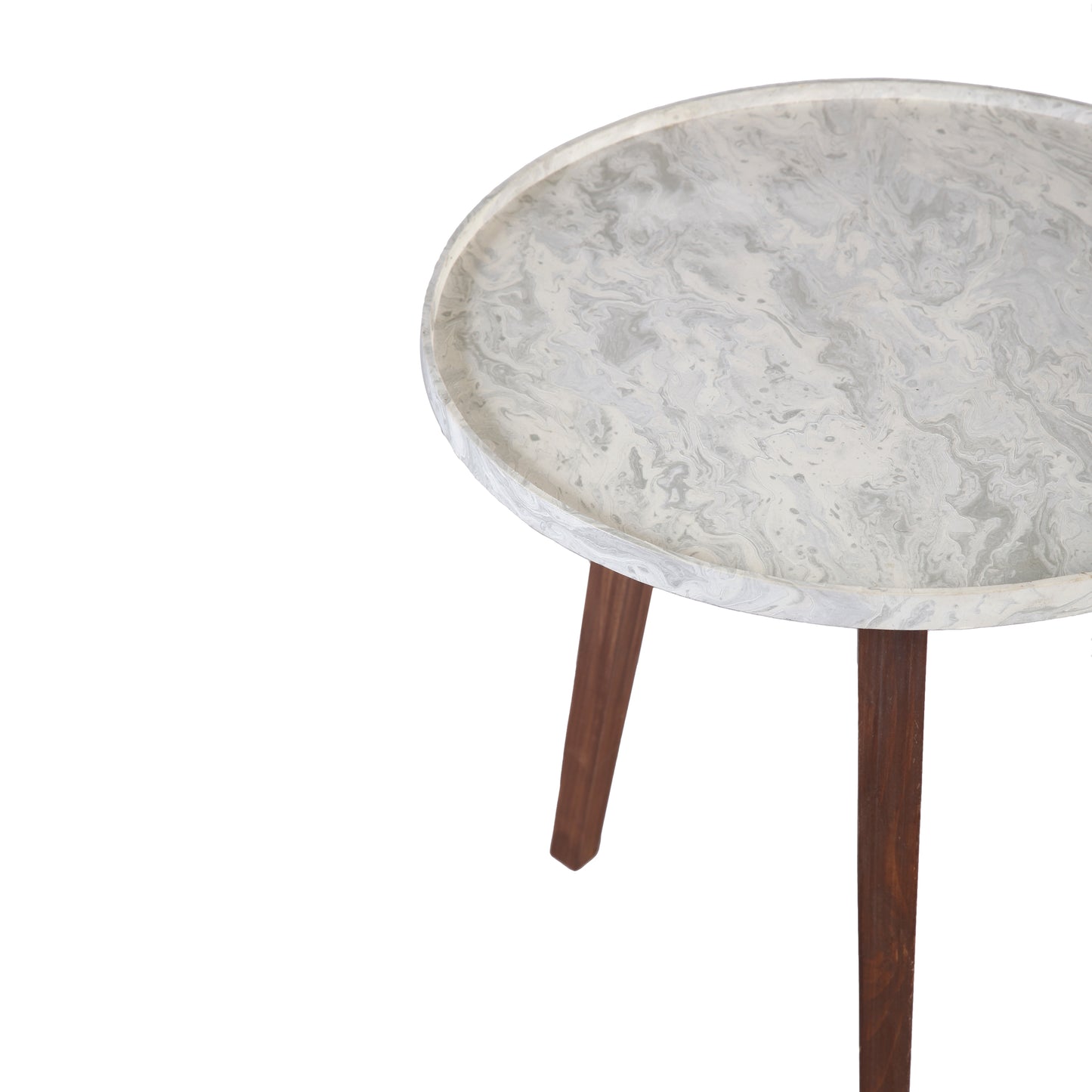 A Tiny Mistake Leherein Wooden Nesting Tables (Set of 2), Living Room Decor