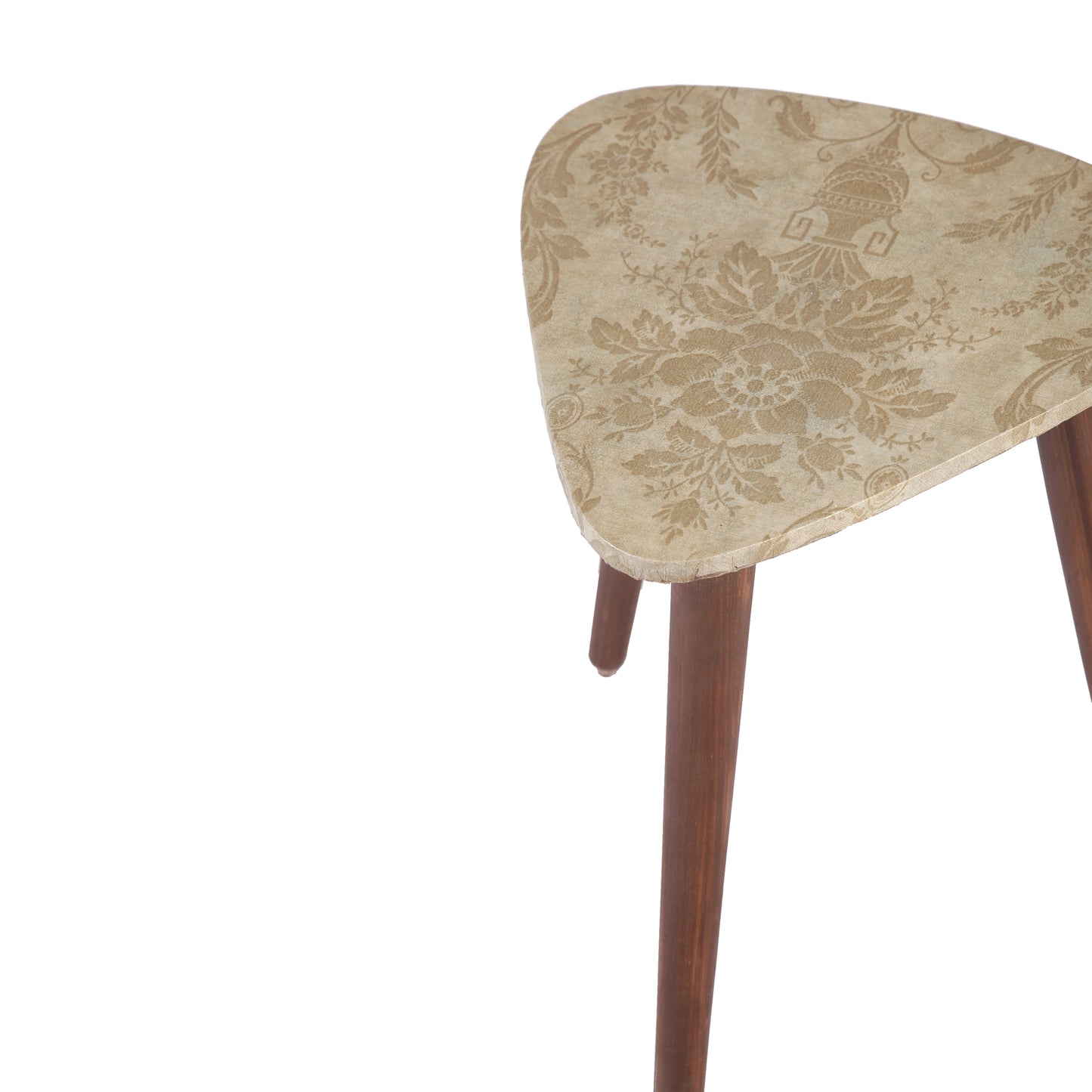 A Tiny Mistake Metallic Imperial Trinity Side Table, End Table (Set of 2)