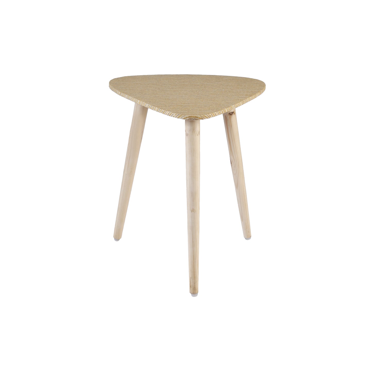 A Tiny Mistake Khadi Weave Pattern Trinity Side Table, End Table (1 Piece)