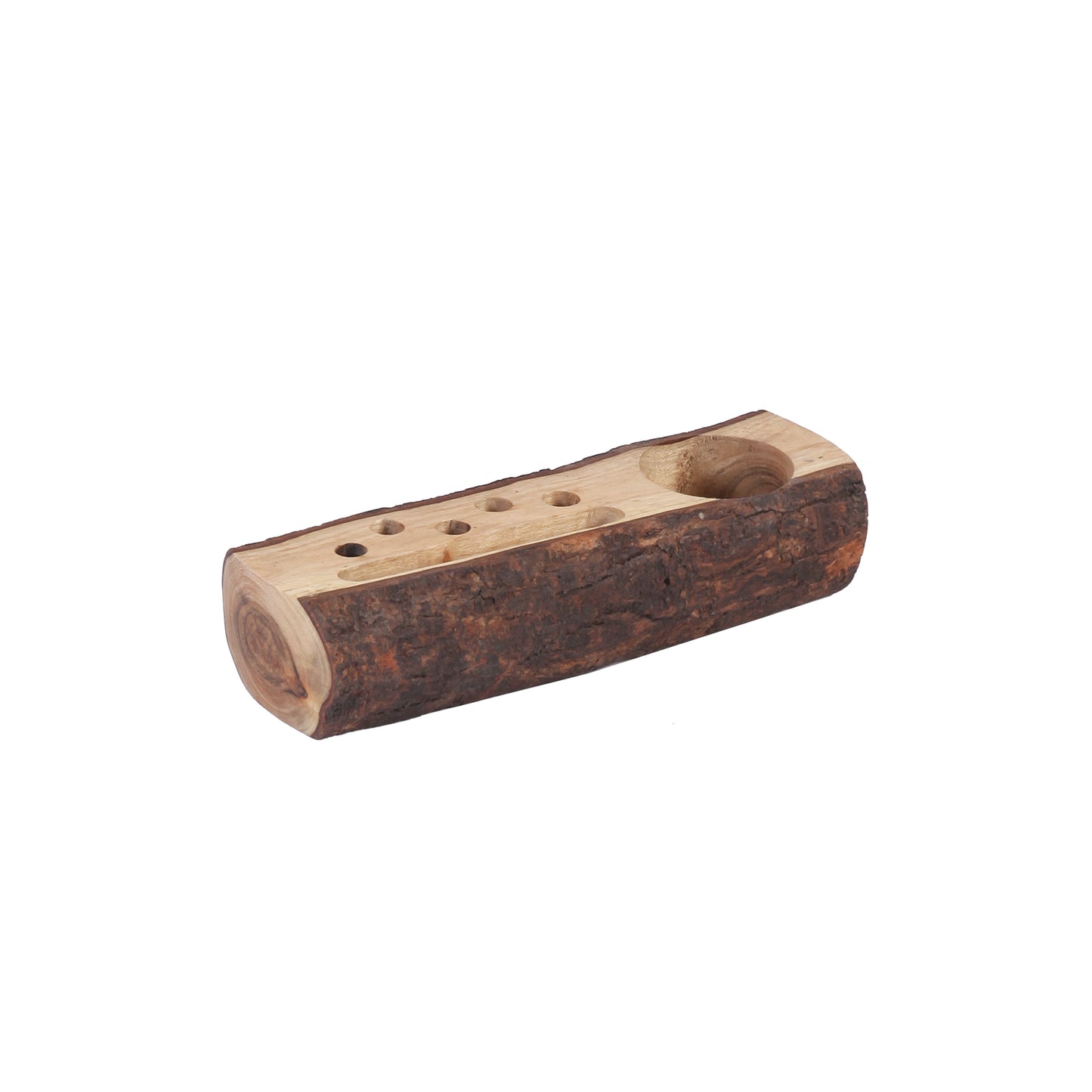 A Tiny Mistake Desk Wooden Log 3 in 1 Planter, Indoor Planter for Home Decor, Perfect for Work from Home Desk