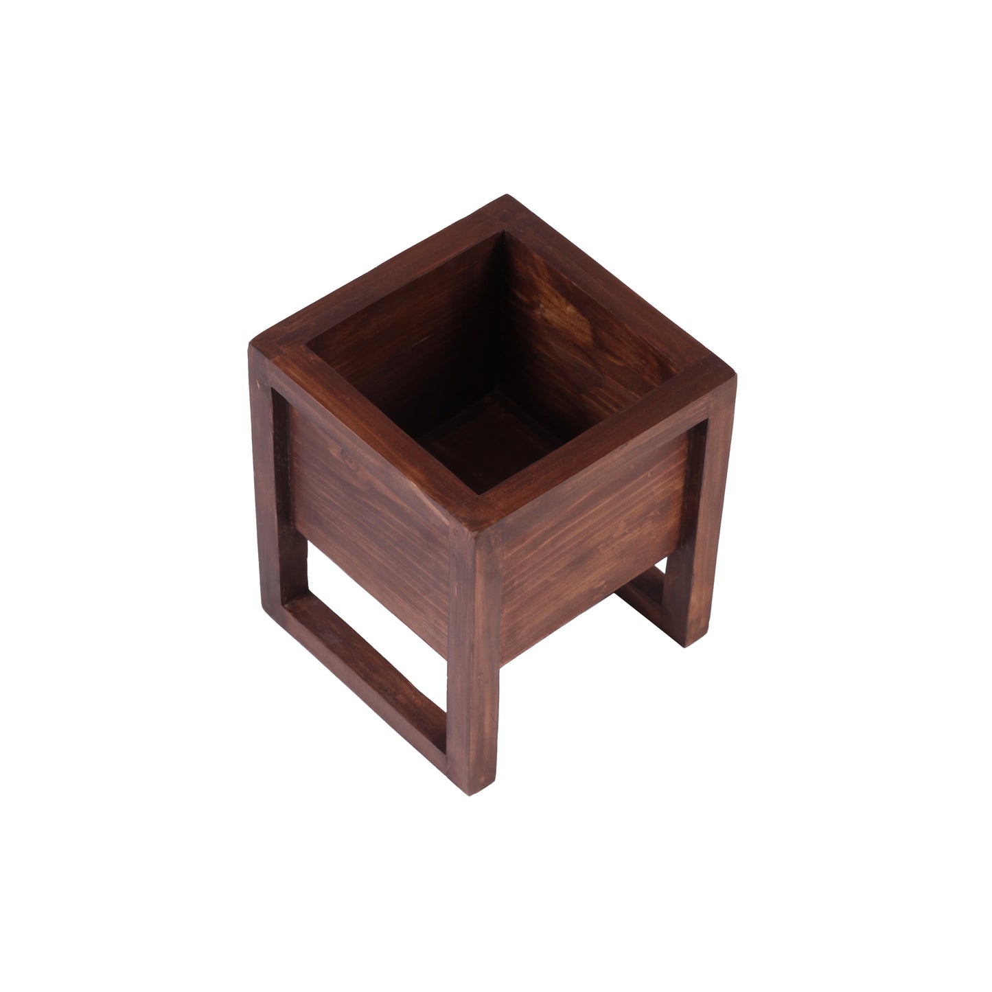 A Tiny Mistake Crate Wooden Planter (One Piece) (Dark Finish)