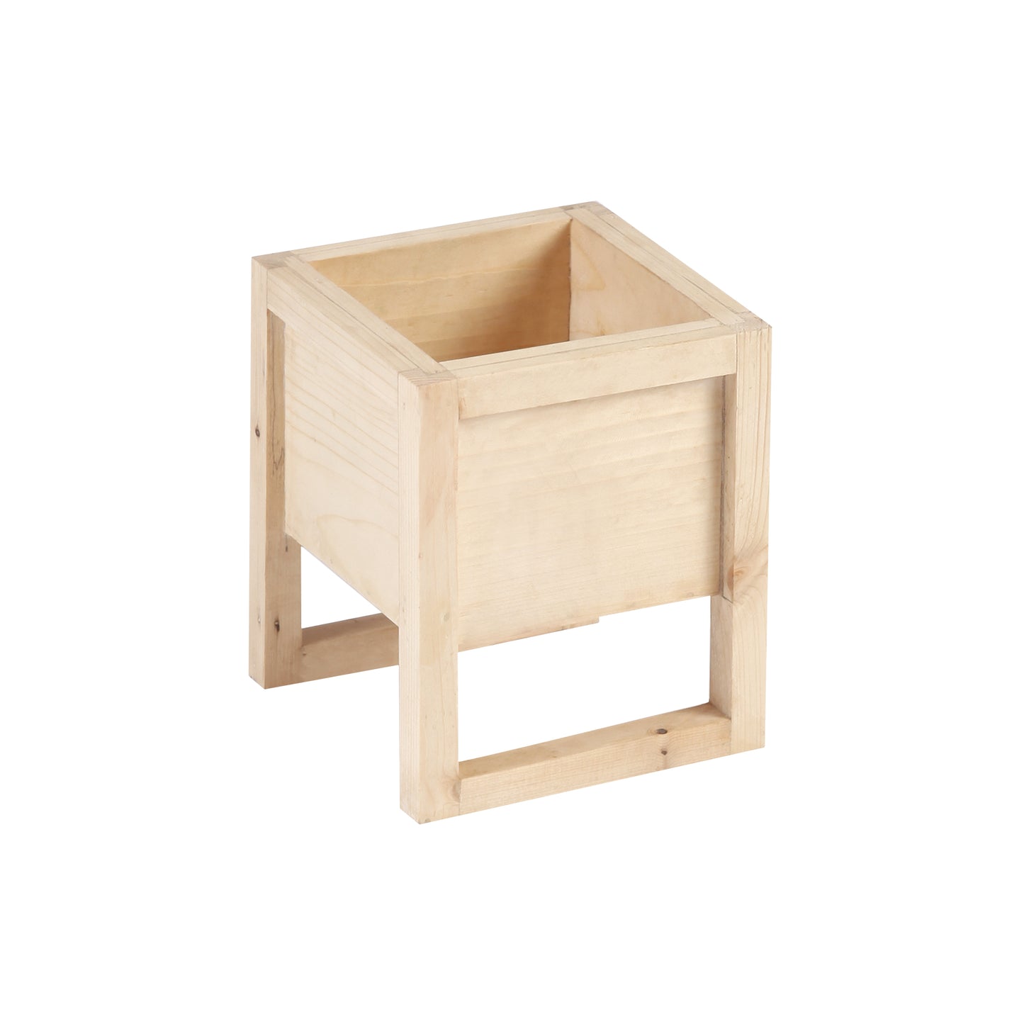 A Tiny Mistake Crate Wooden Planter (One Piece) (Natural Finish)