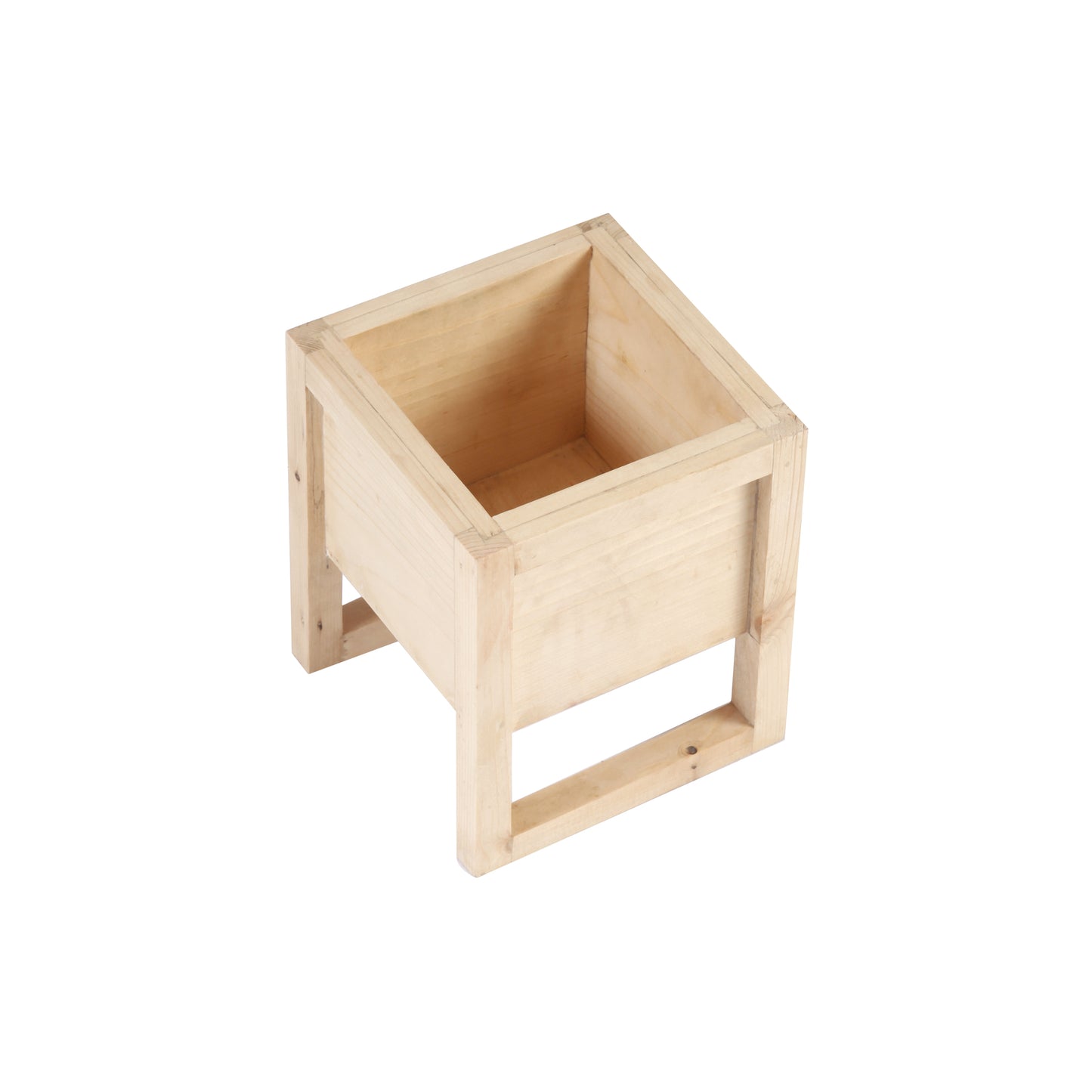 A Tiny Mistake Crate Wooden Planter (One Piece) (Natural Finish)