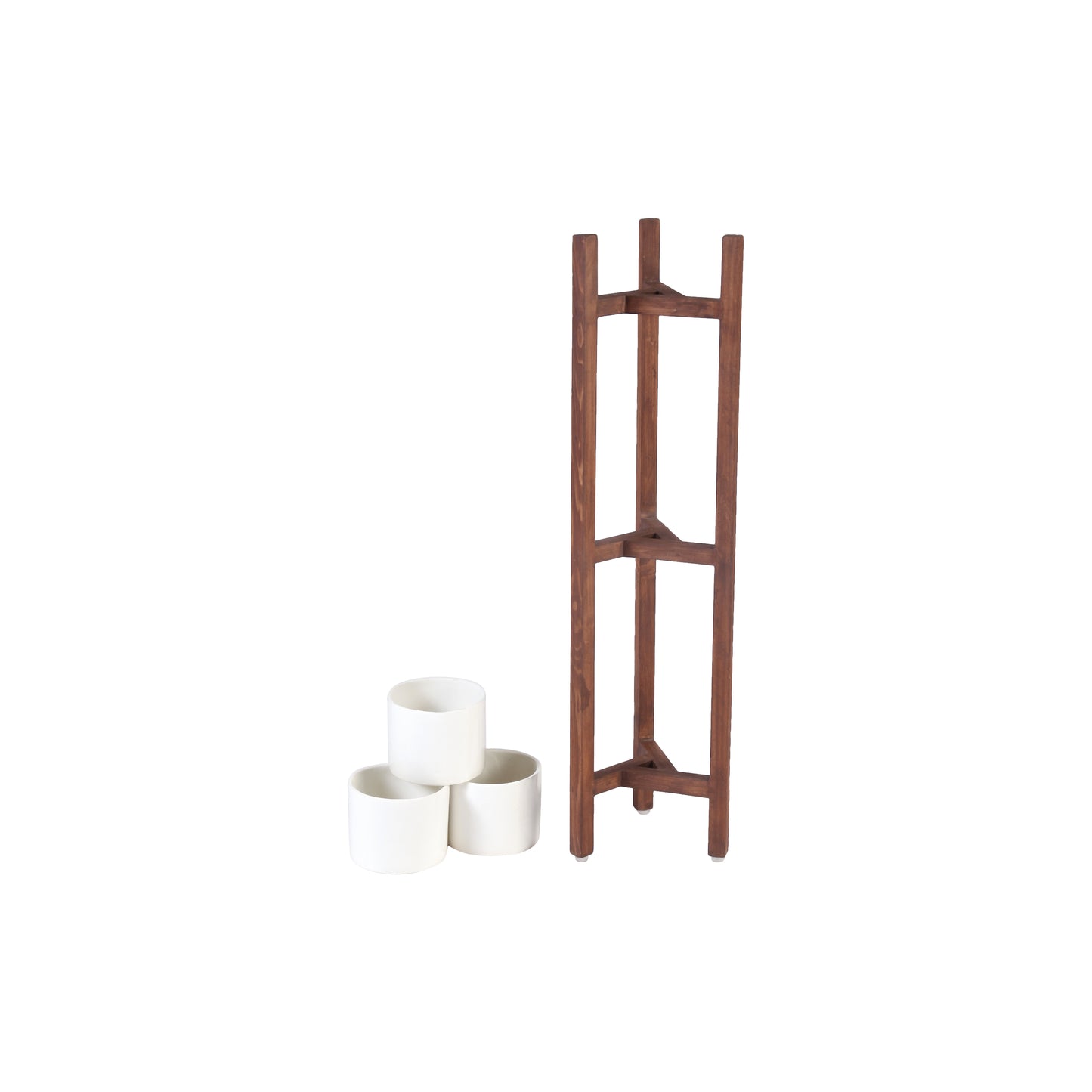 A Tiny Mistake Three Legged Star Planter, Three Tier (One Piece) (Dark Finish)