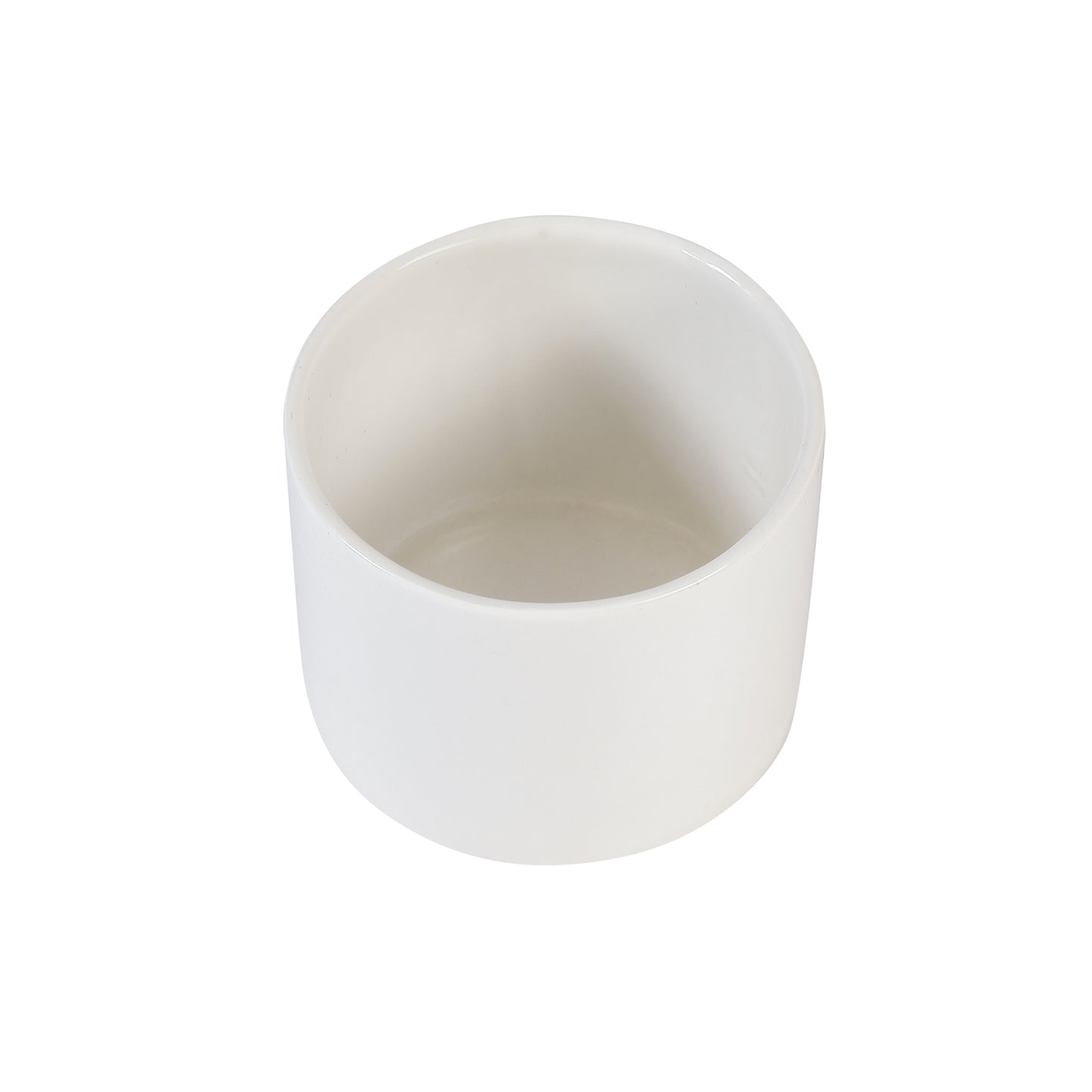 A Tiny Mistake White Cylindrical Planter (One Piece)