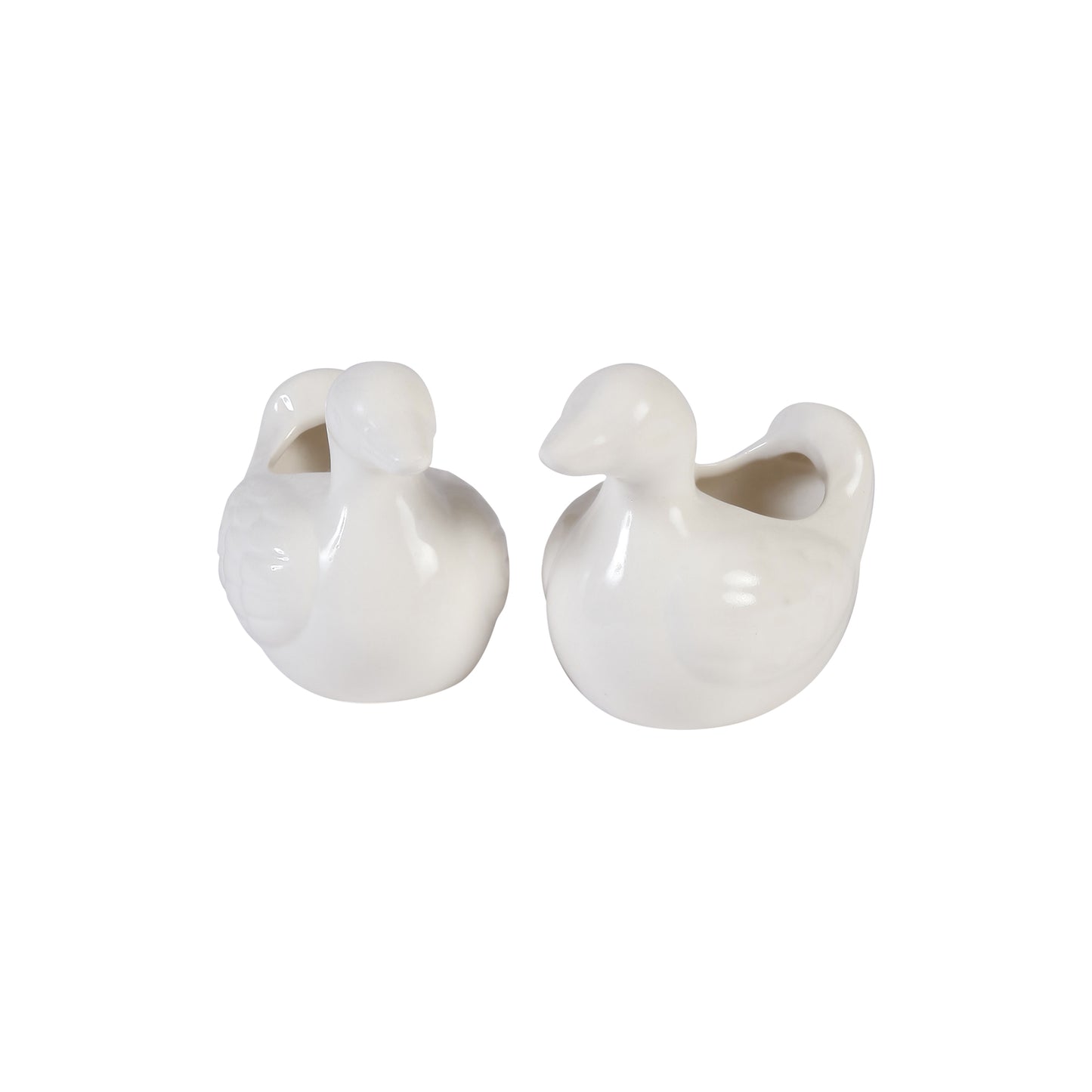 A Tiny Mistake Ornamental Duck Ceramic Planter (Set of Two)