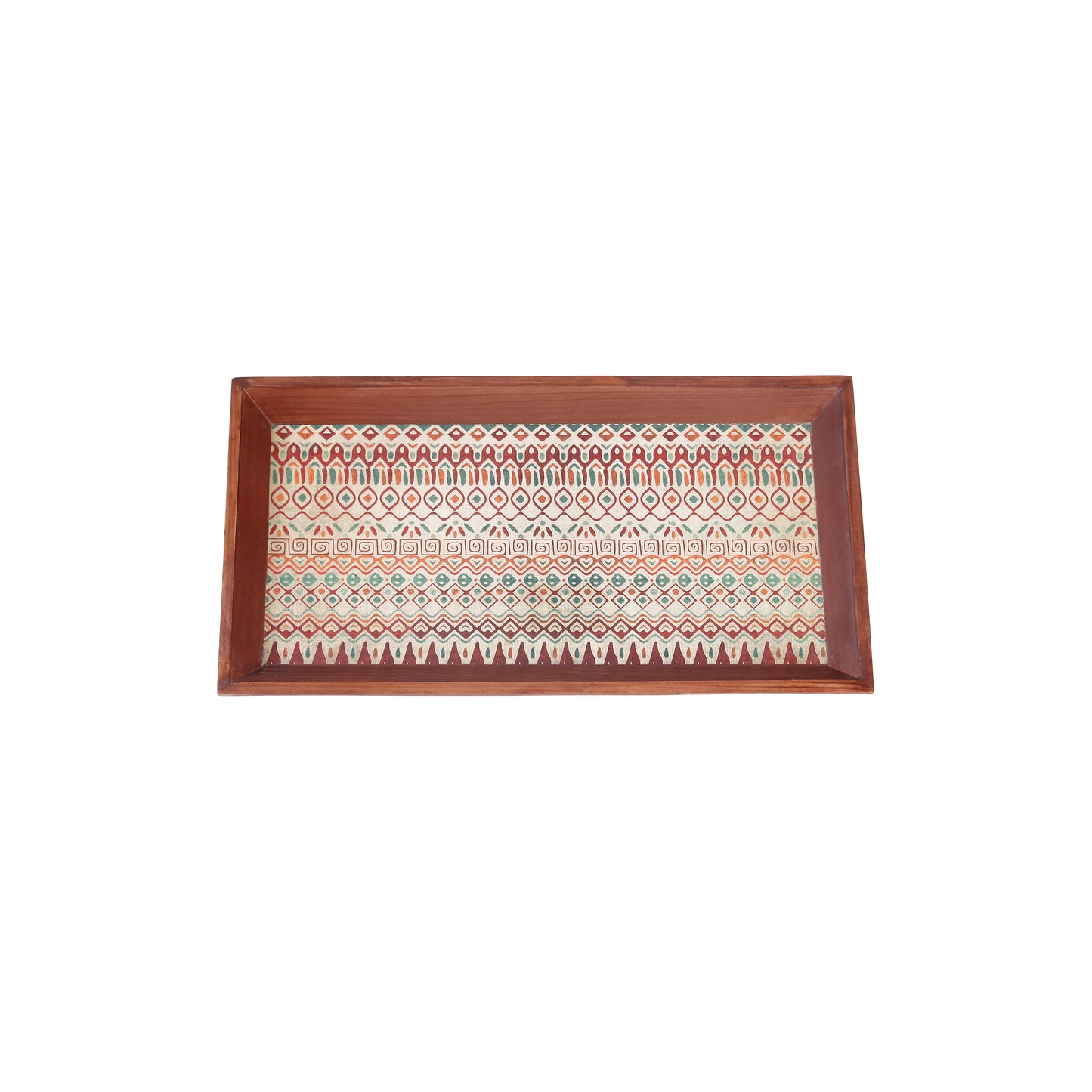 A Tiny Mistake Aztec Rectangle Wooden Serving Tray, 35 x 20 x 2 cm