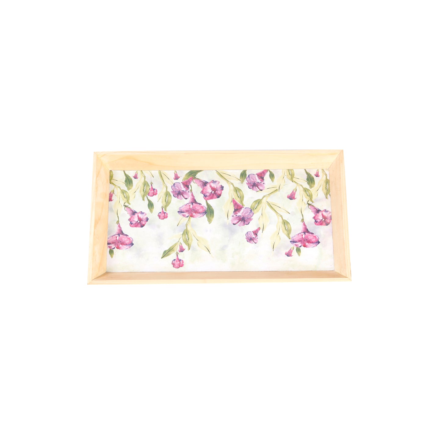A Tiny Mistake Morning Glory Rectangle Wooden Serving Tray, 35 x 20 x 2 cm