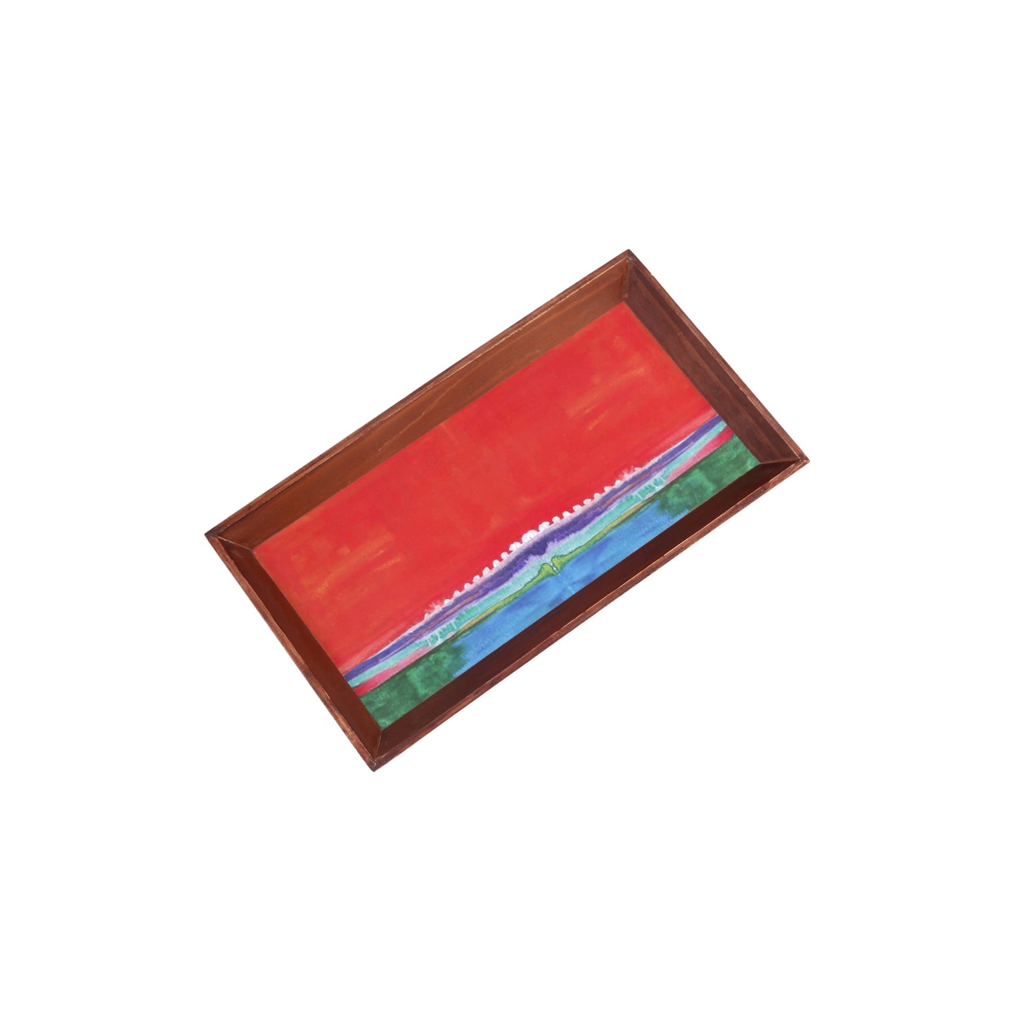 A Tiny Mistake Horizon Rectangle Wooden Serving Tray, 35 x 20 x 2 cm