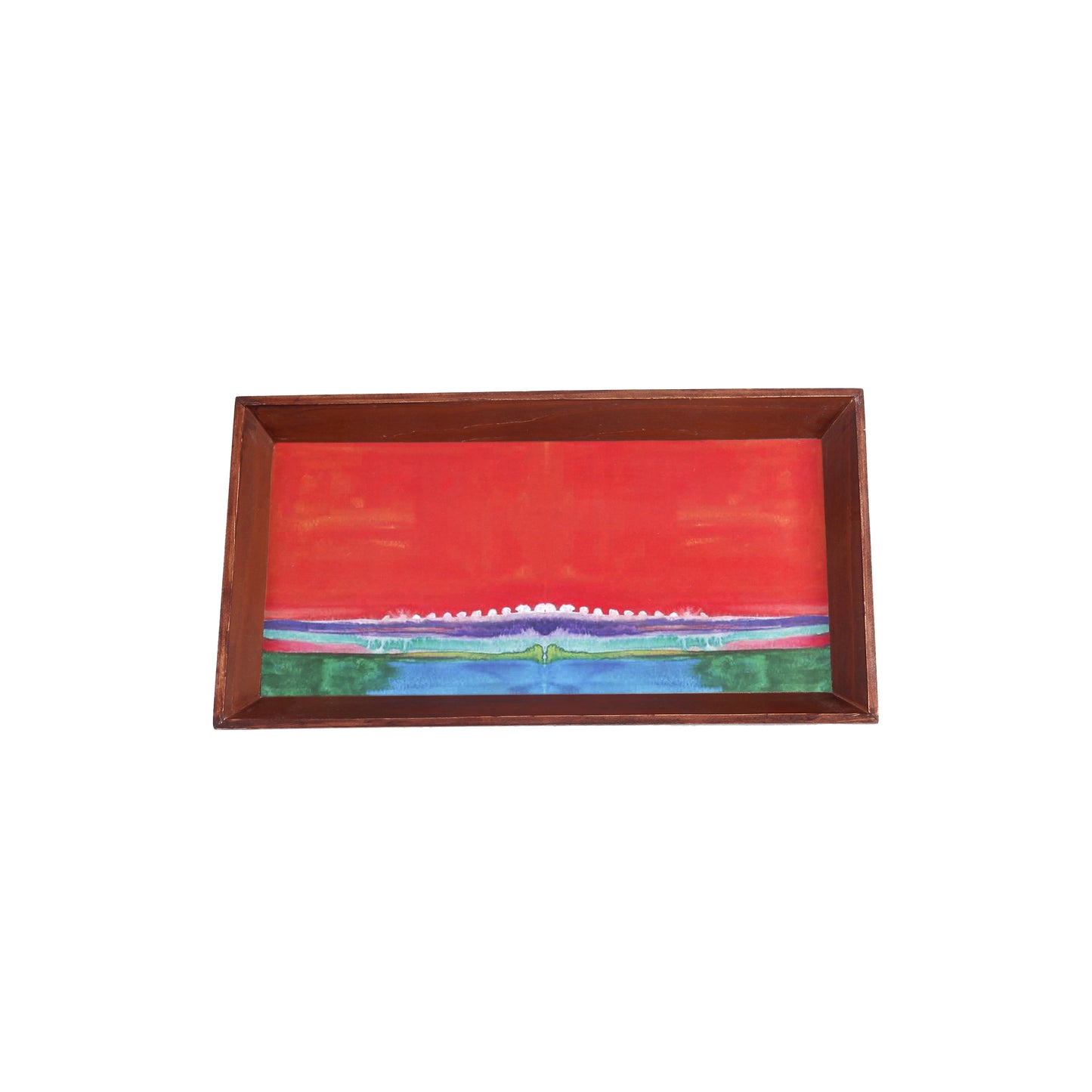 A Tiny Mistake Horizon Rectangle Wooden Serving Tray, 35 x 20 x 2 cm
