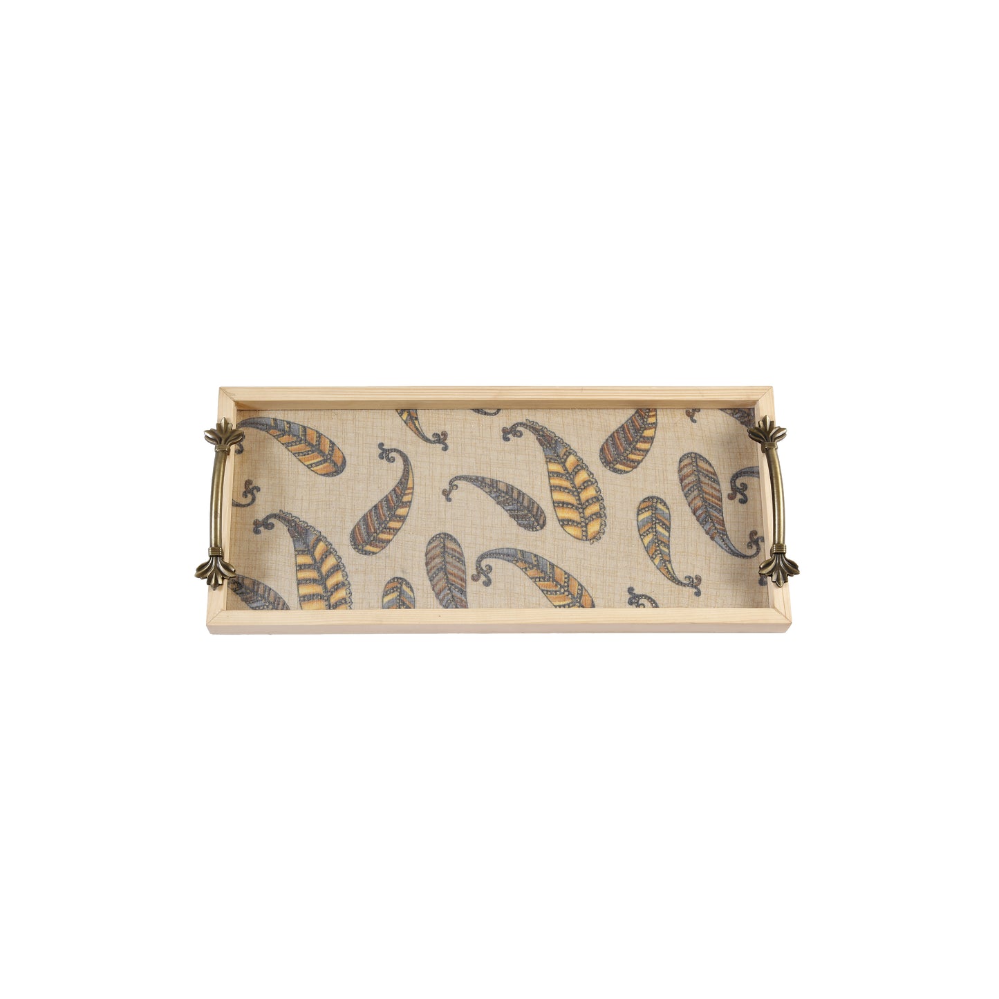 A Tiny Mistake Kairi Pine Tray with Handle Serving Pine Wood Tray