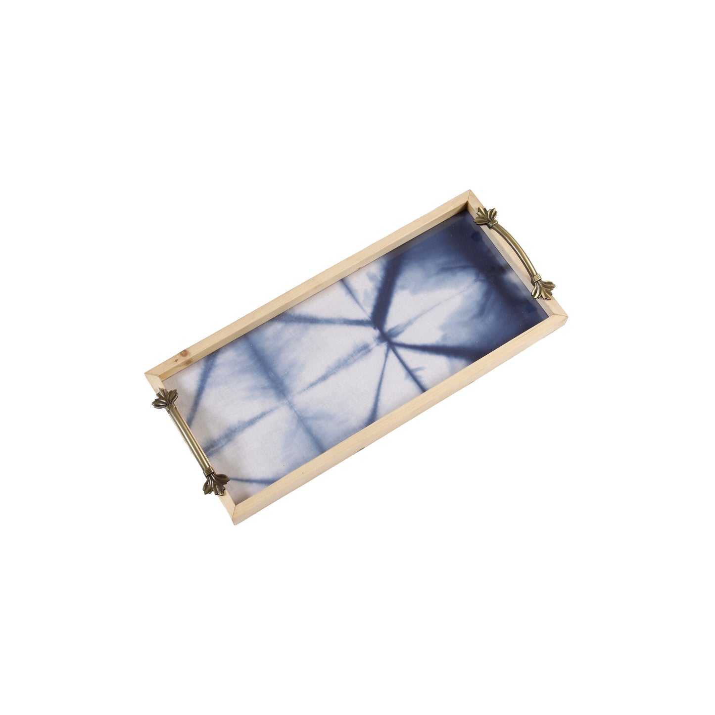 A Tiny Mistake Patang Pine Tray with Handle Serving Pine Wood Tray