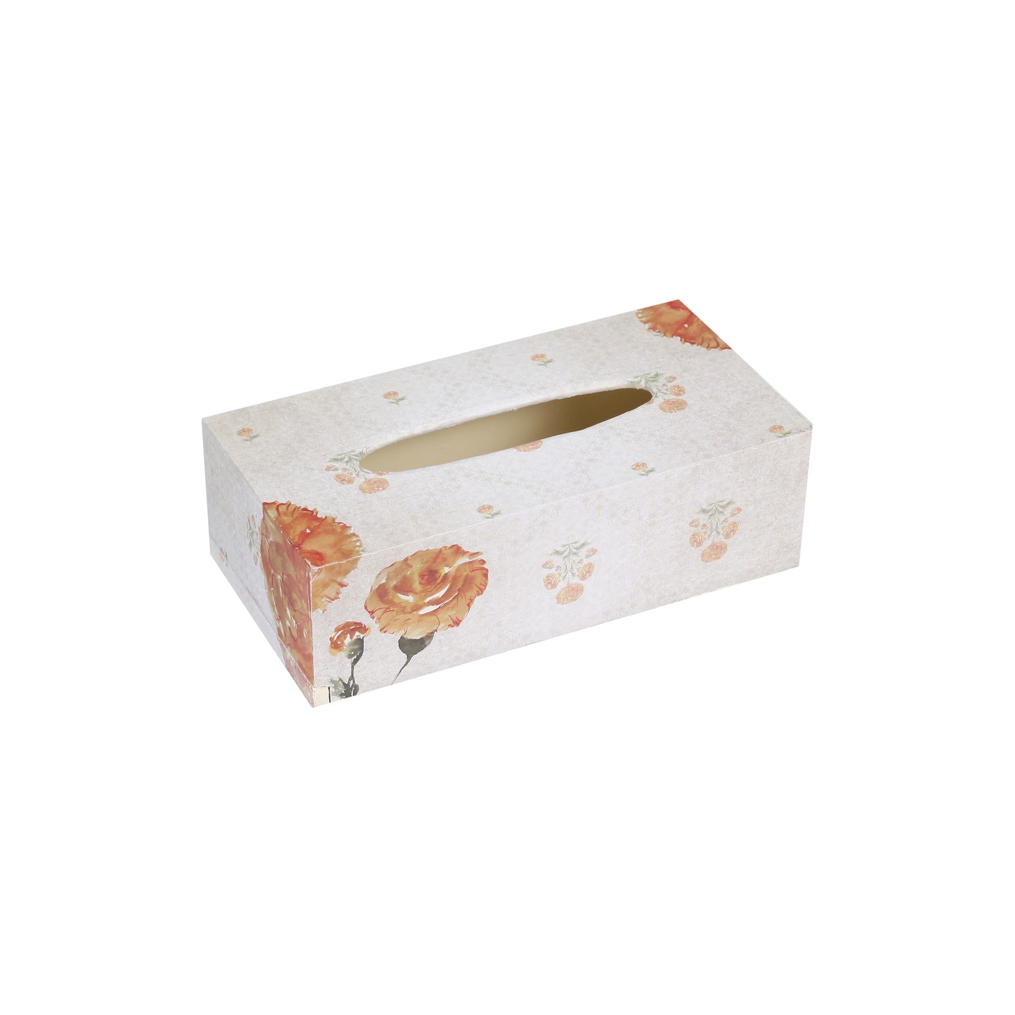 A Tiny Mistake Marigold Rectangle Tissue Box, 26 x 13 x 8 cm