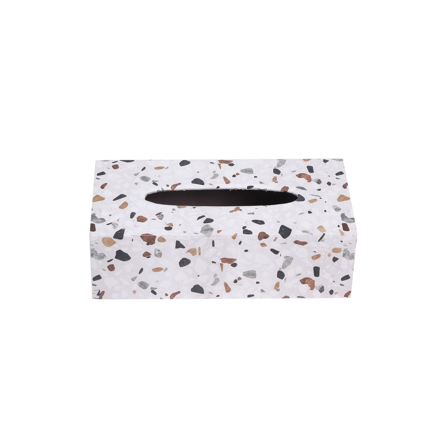 A Tiny Mistake Mosaic Rectangle Tissue Box, 26 x 13 x 8 cm