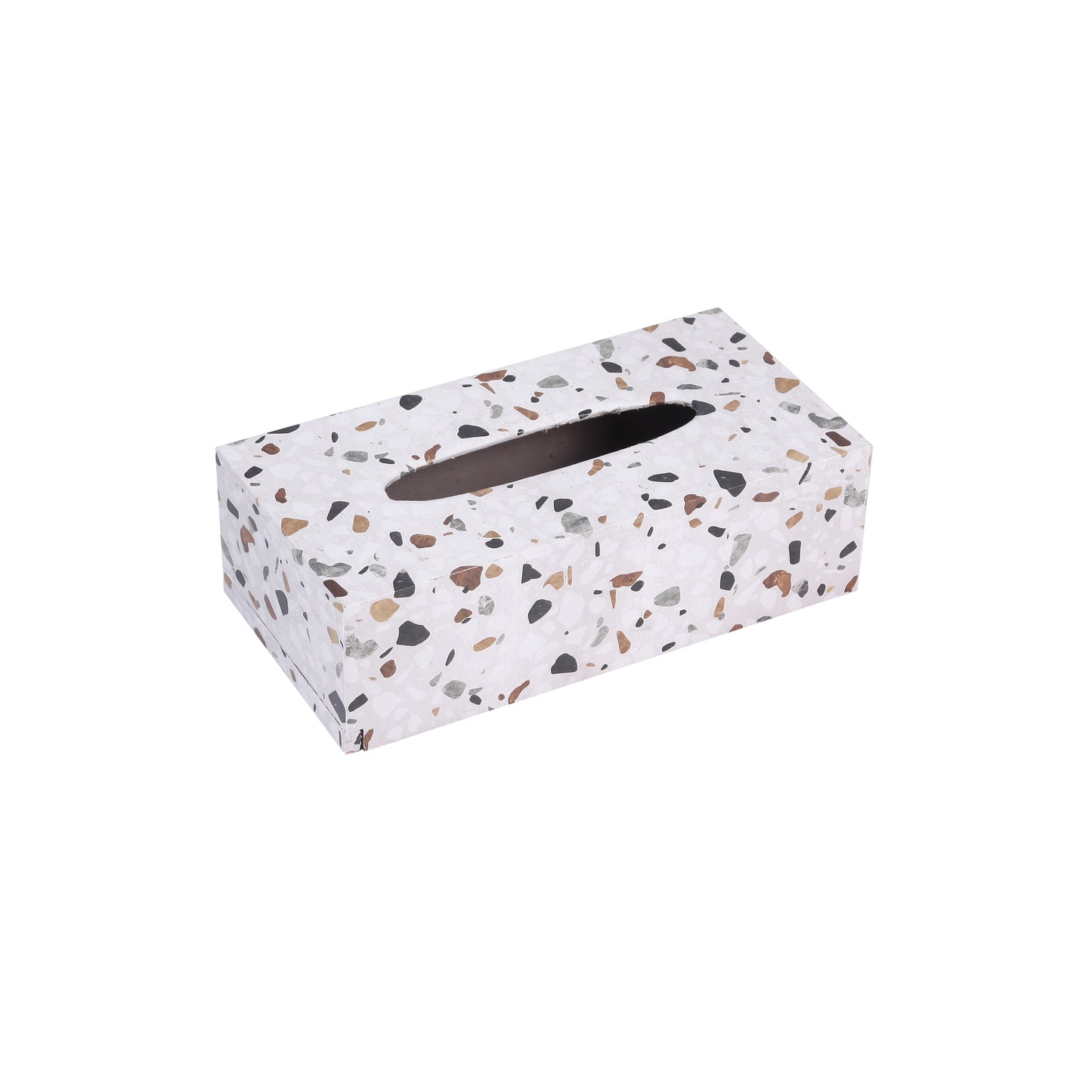 A Tiny Mistake Mosaic Rectangle Tissue Box, 26 x 13 x 8 cm