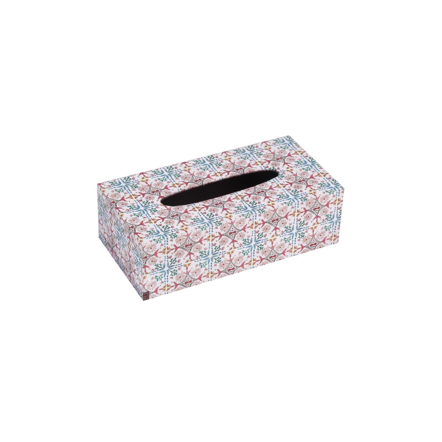 A Tiny Mistake Turkish Pink Tiles Rectangle Tissue Box, 26 x 13 x 8 cm