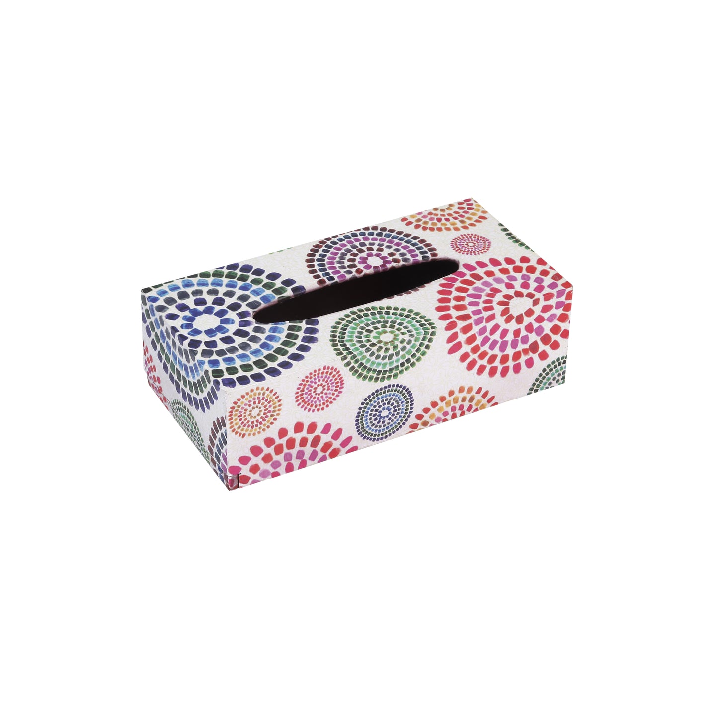 A Tiny Mistake Mandala Rectangle Tissue Box, 26 x 13 x 8 cm