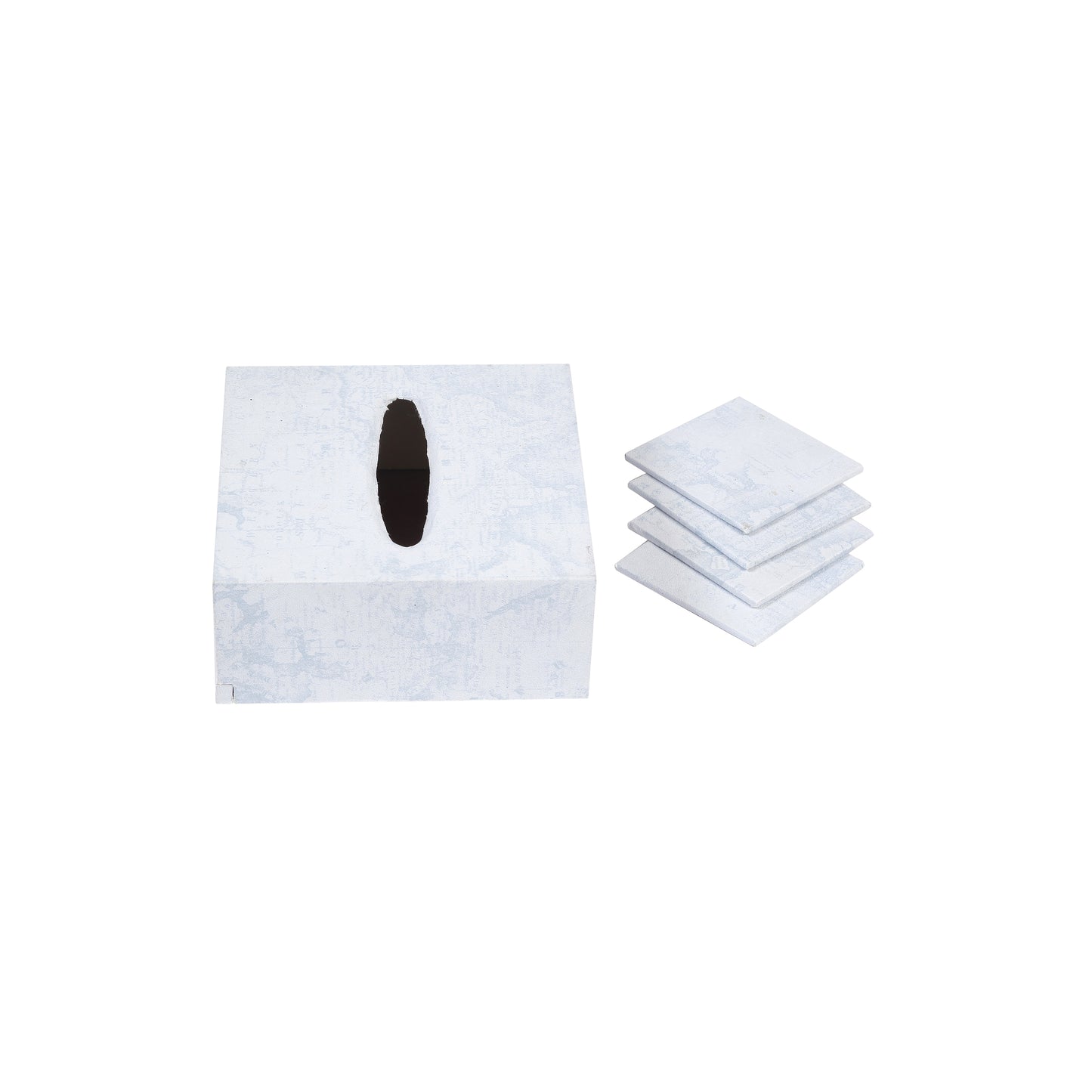 A Tiny Mistake Explorers Edition Square Tissue Box, 18 x 18 x 7.5 cm