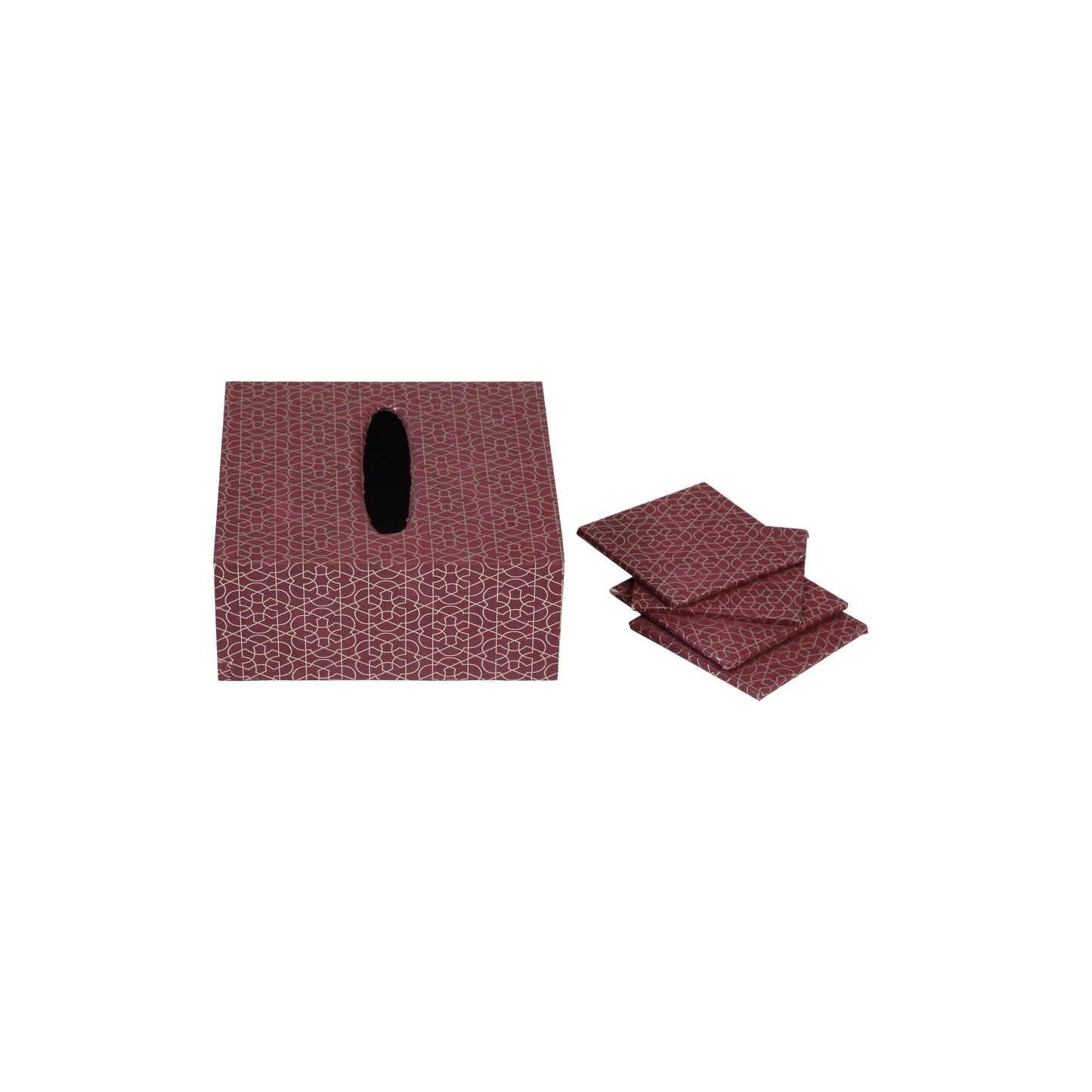A Tiny Mistake Geometric Geru Set of 4 Coasters