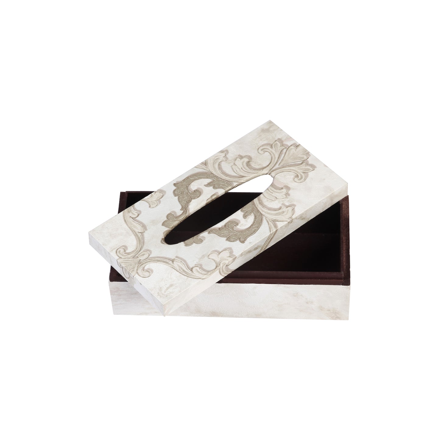 A Tiny Mistake Royal Marble Motifs Rectangle Tissue Box, 26 x 13 x 8 cm