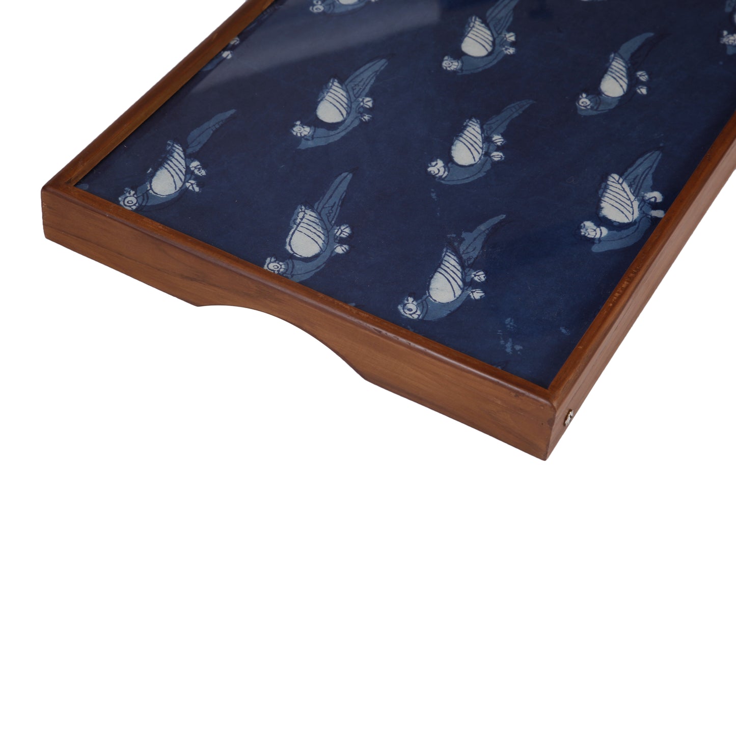 A Tiny Mistake Indigo Bird Butler Tray, Laptop Desk