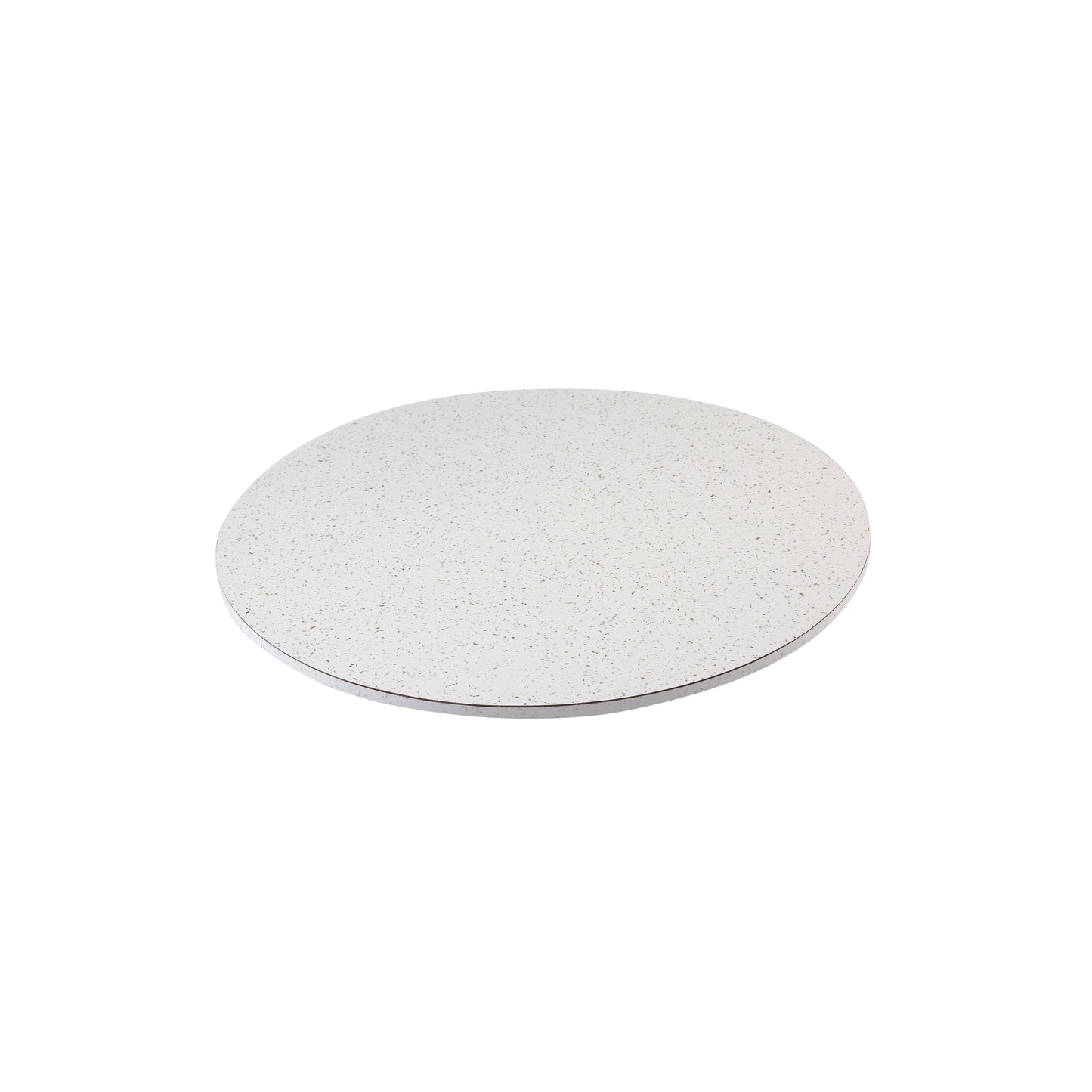 A Tiny Mistake White Granite Wooden Table Turner, Dining Table Organisation, Lazy Susan for Dining Room Decor