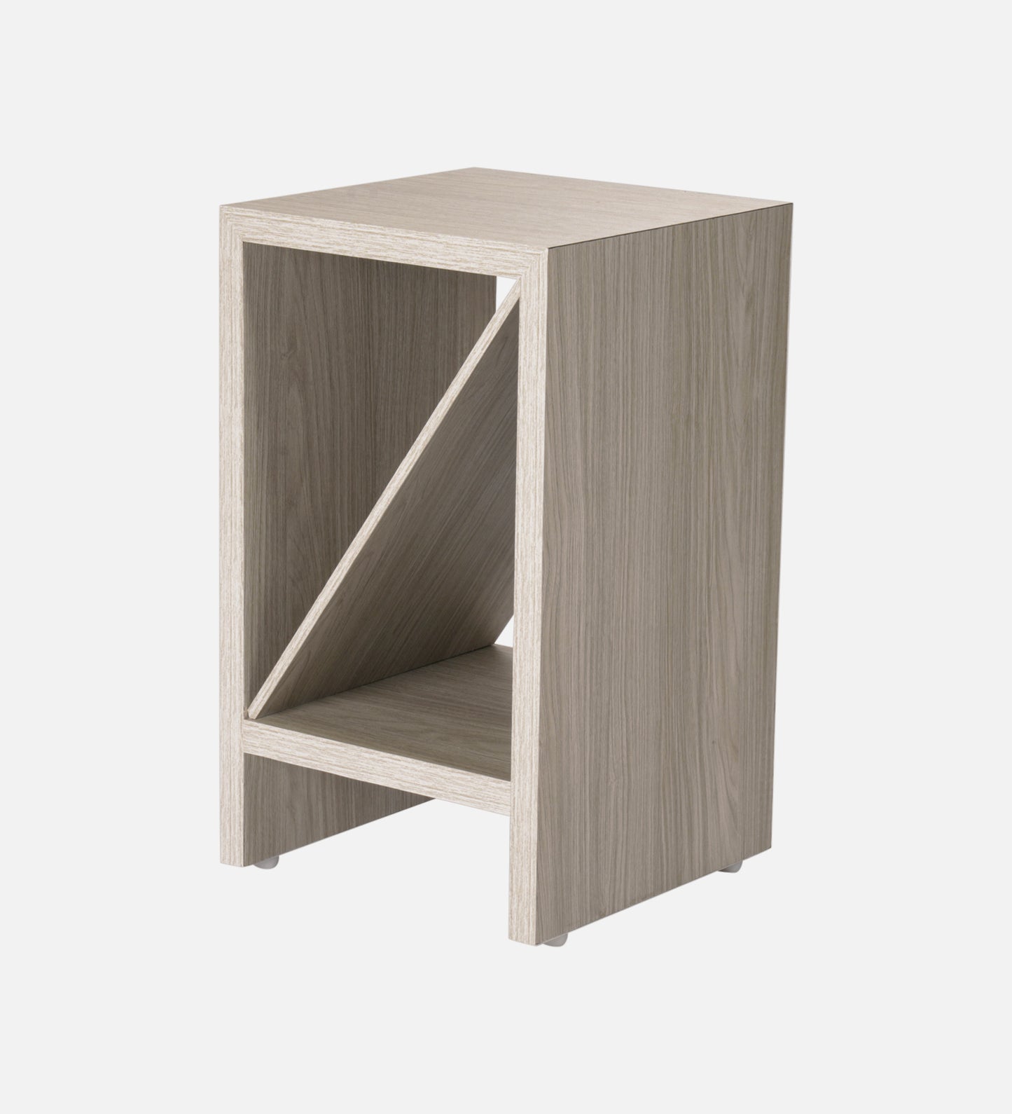 Bevel - Side Table, Small Storage and Decor, End Table, Living and Bedroom Decor, Wooden Table