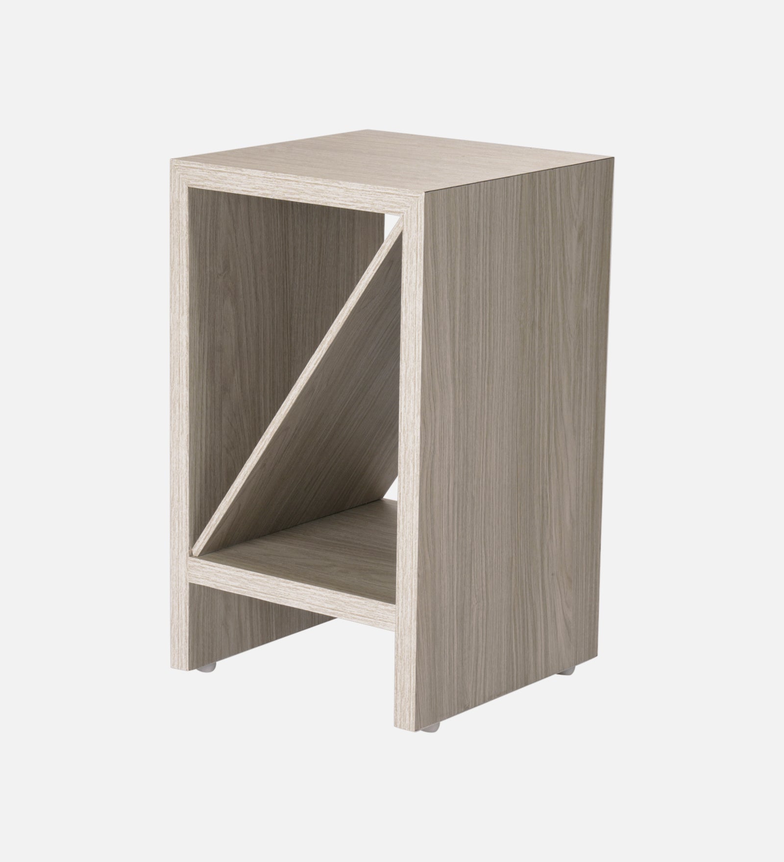 Bevel - Side Table, Small Storage and Decor, End Table, Living and Bedroom Decor, Wooden Table