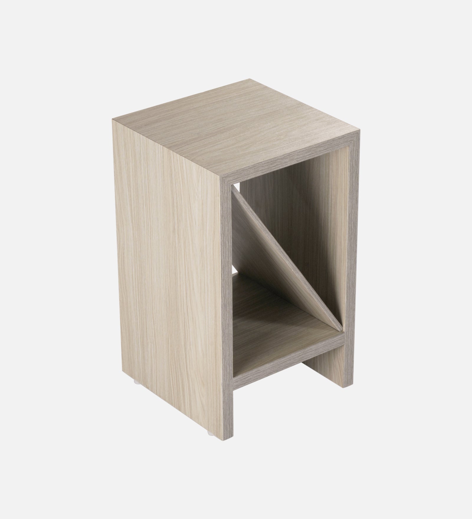Bevel - Side Table, Small Storage and Decor, End Table, Living and Bedroom Decor, Wooden Table