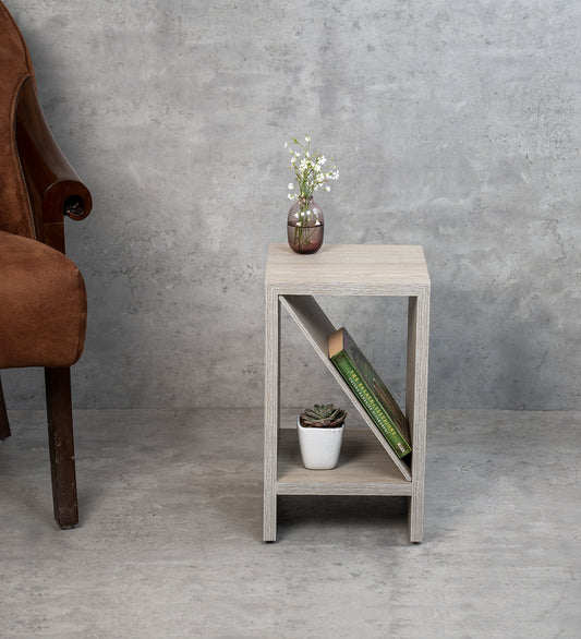 Bevel - Side Table, Small Storage and Decor, End Table, Living and Bedroom Decor, Wooden Table