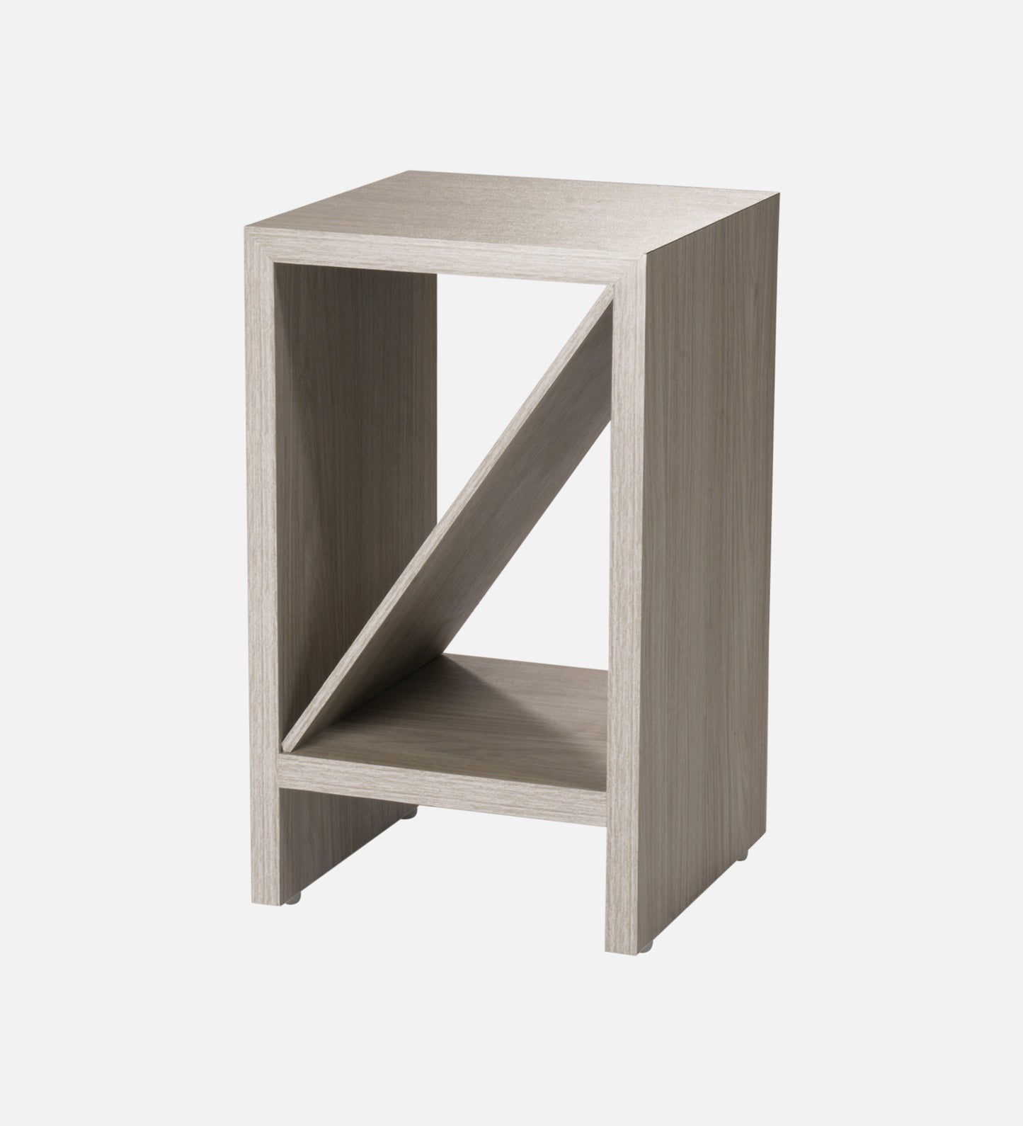 Bevel - Side Table, Small Storage and Decor, End Table, Living and Bedroom Decor, Wooden Table