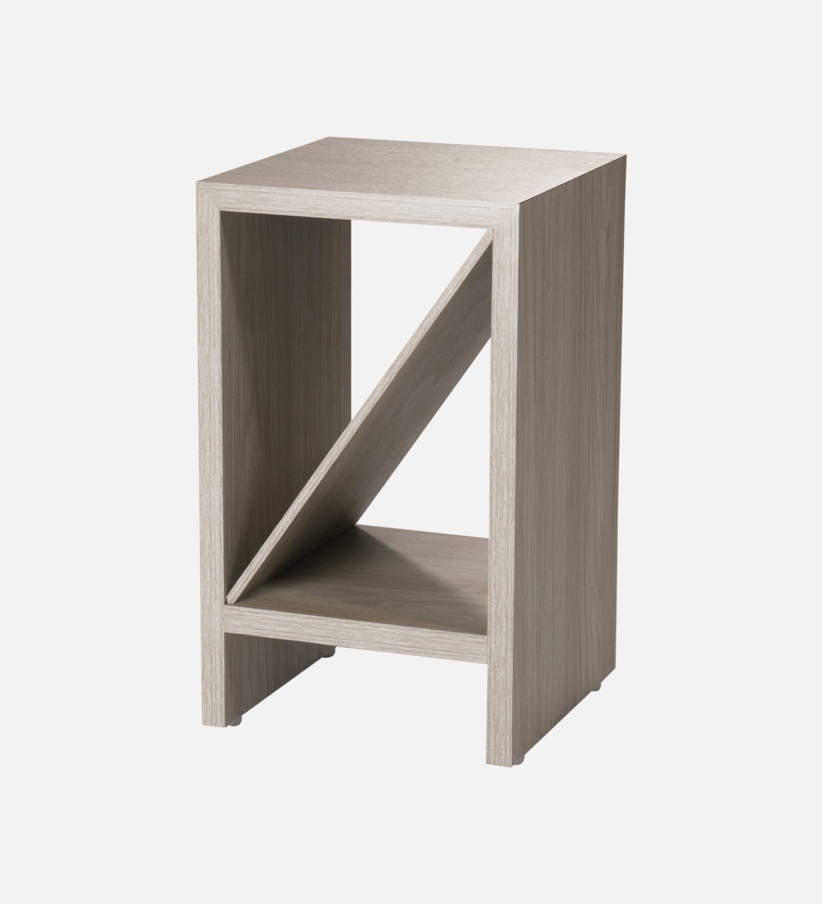 Bevel - Side Table, Small Storage and Decor, End Table, Living and Bedroom Decor, Wooden Table