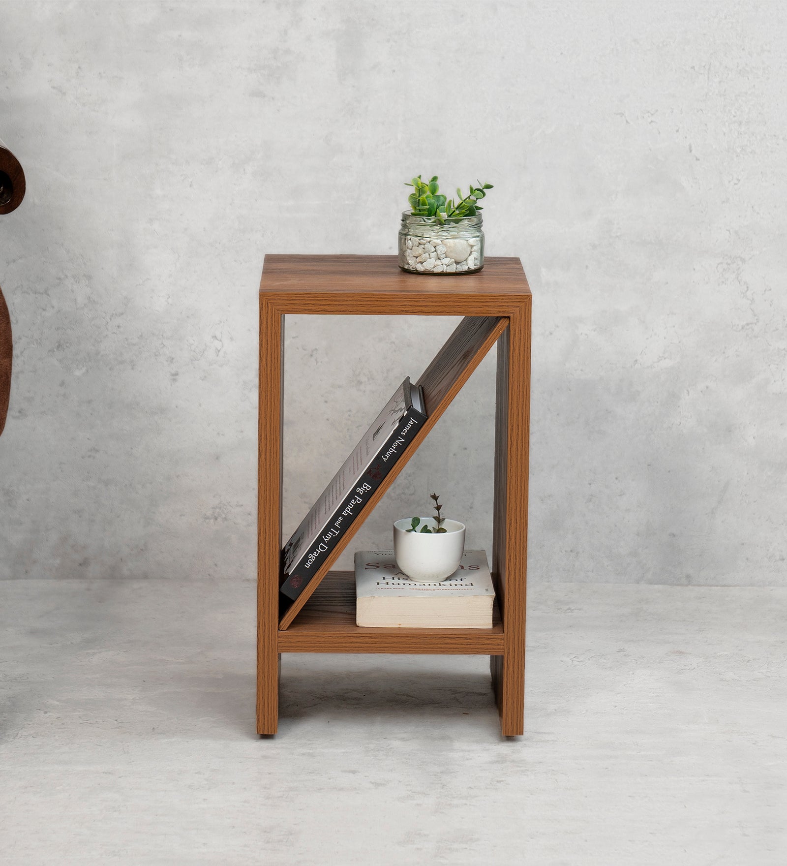 Bevel - Side Table, Small Storage and Decor, End Table, Living and Bedroom Decor, Wooden Table