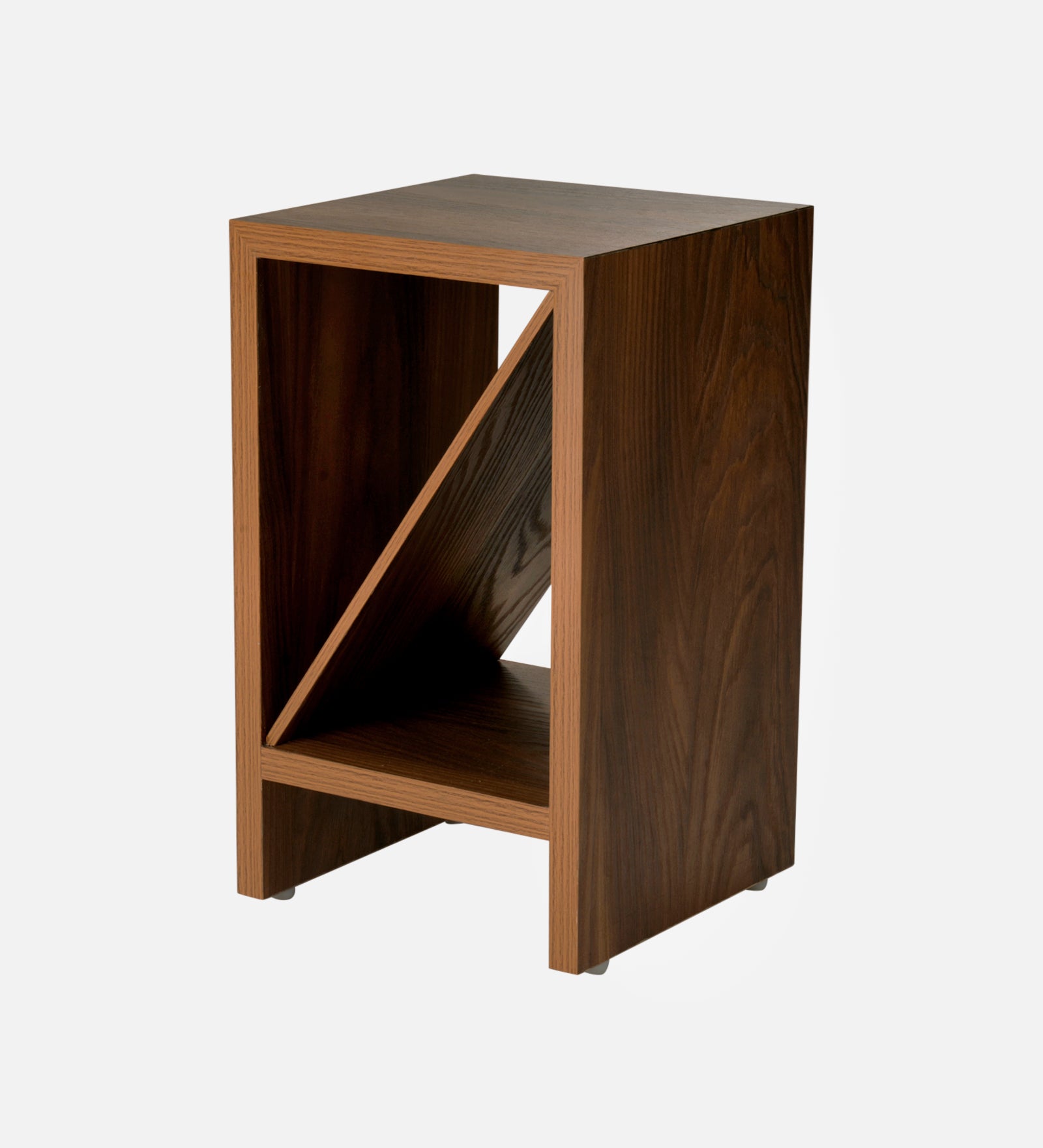 Bevel - Side Table, Small Storage and Decor, End Table, Living and Bedroom Decor, Wooden Table