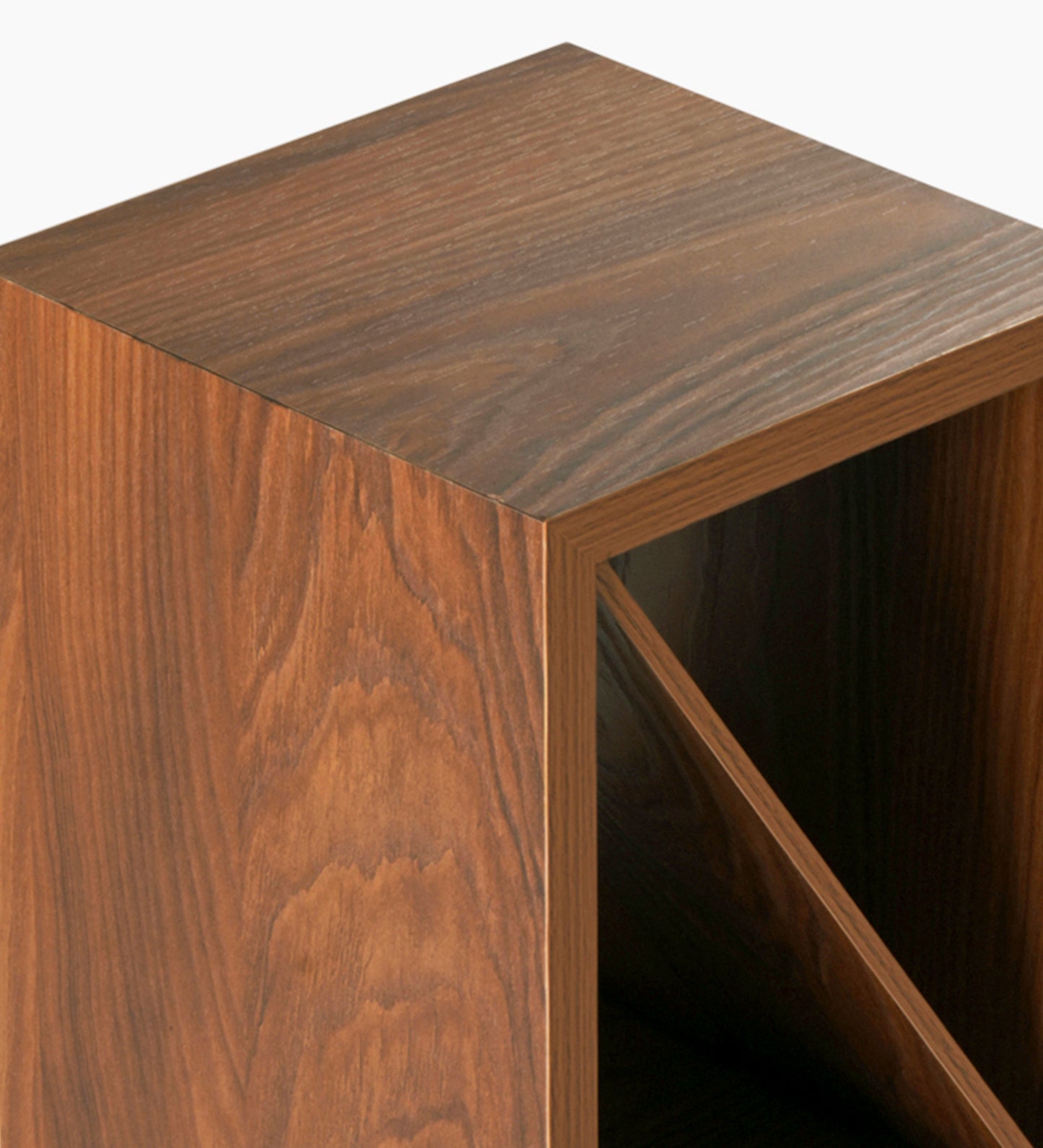 Bevel - Side Table, Small Storage and Decor, End Table, Living and Bedroom Decor, Wooden Table