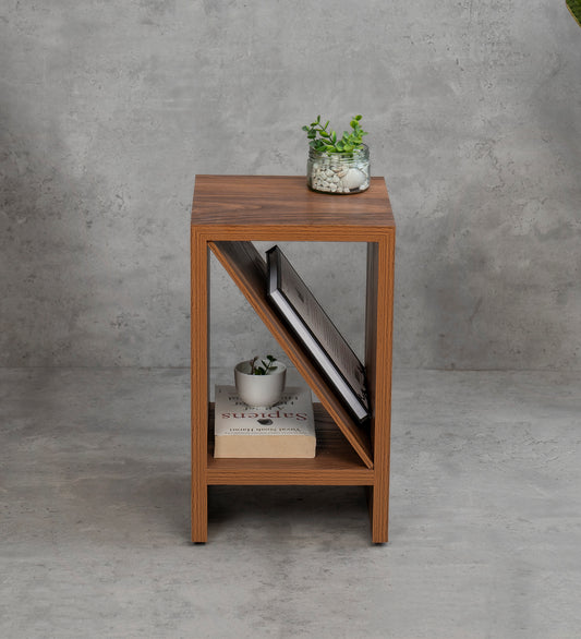Bevel - Side Table, Small Storage and Decor, End Table, Living and Bedroom Decor, Wooden Table
