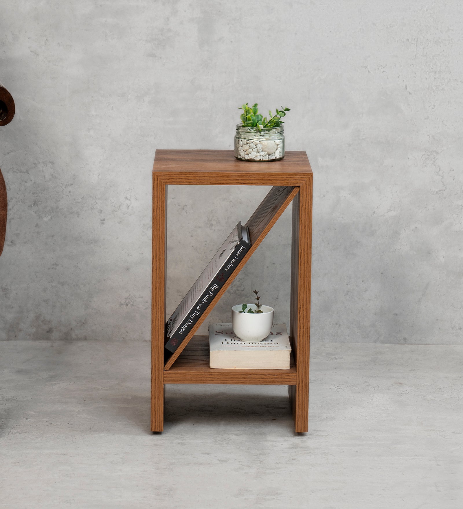 Bevel - Side Table, Small Storage and Decor, End Table, Living and Bedroom Decor, Wooden Table