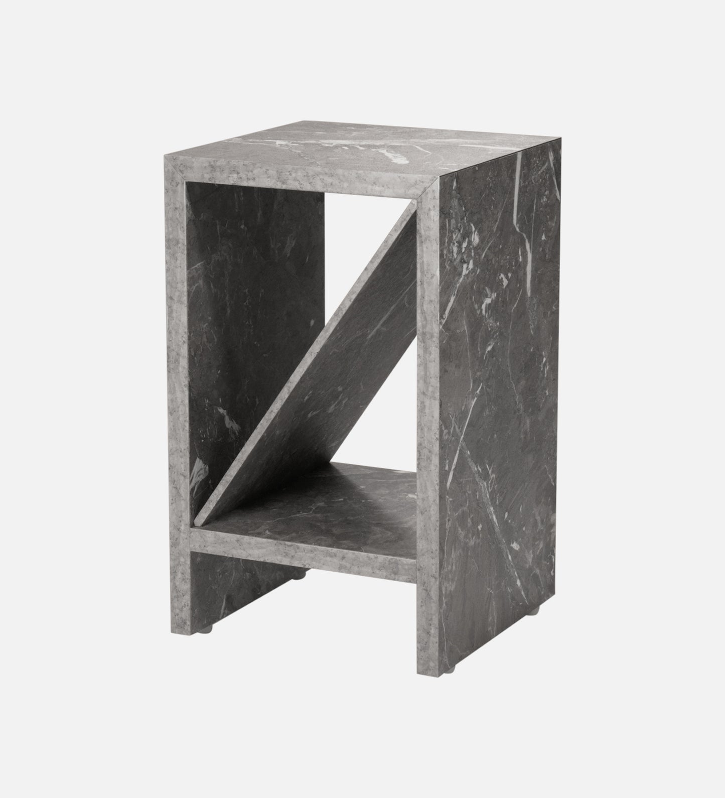 Bevel - Side Table, Small Storage and Decor, End Table, Living and Bedroom Decor, Wooden Table