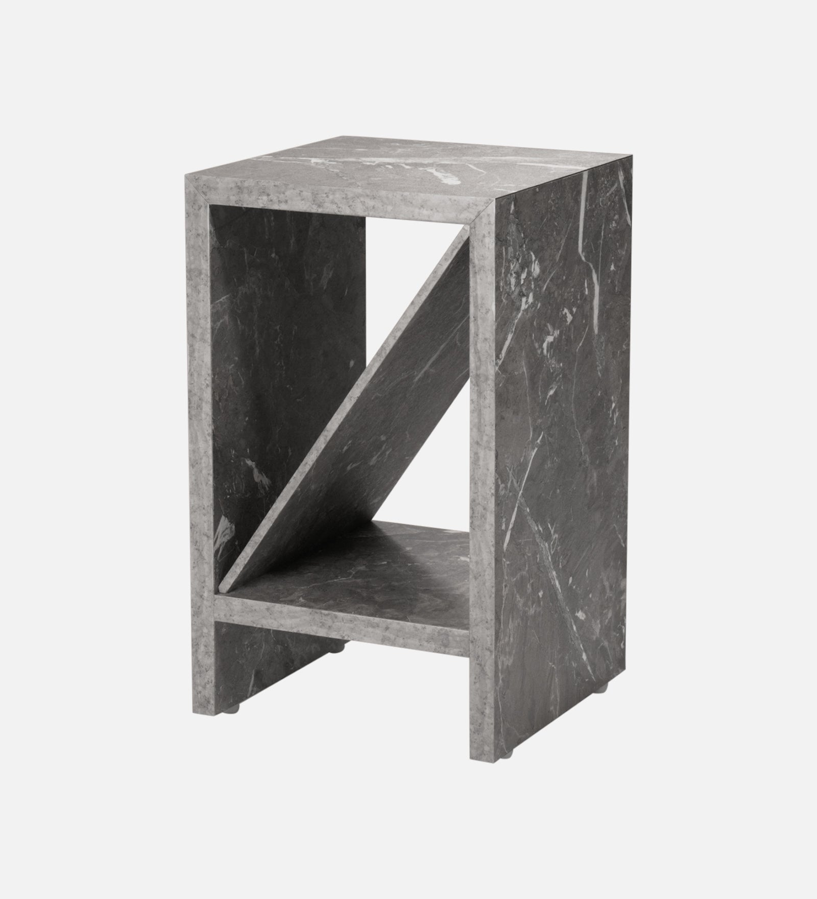 Bevel - Side Table, Small Storage and Decor, End Table, Living and Bedroom Decor, Wooden Table