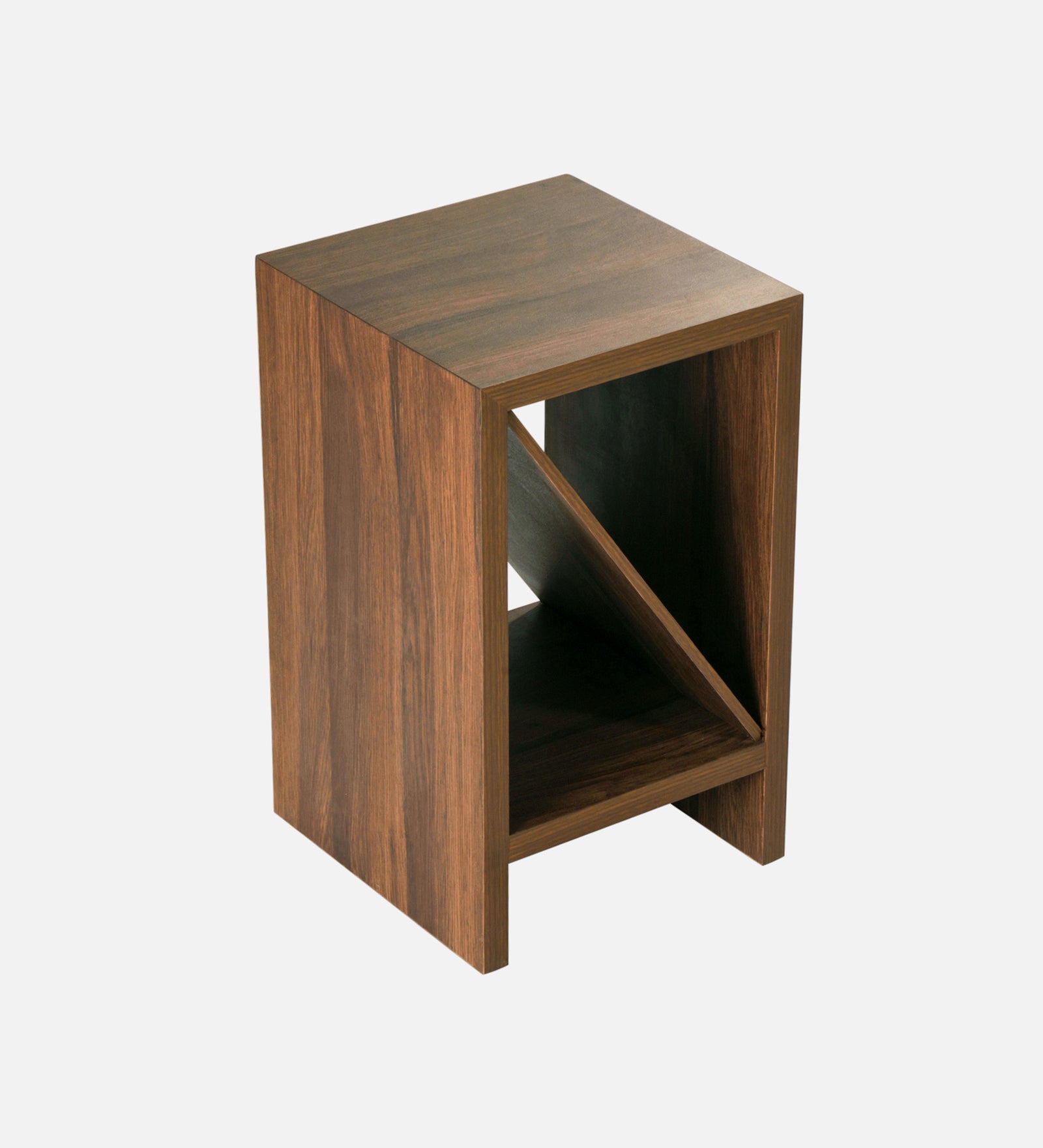 Bevel - Side Table, Small Storage and Decor, End Table, Living and Bedroom Decor, Wooden Table