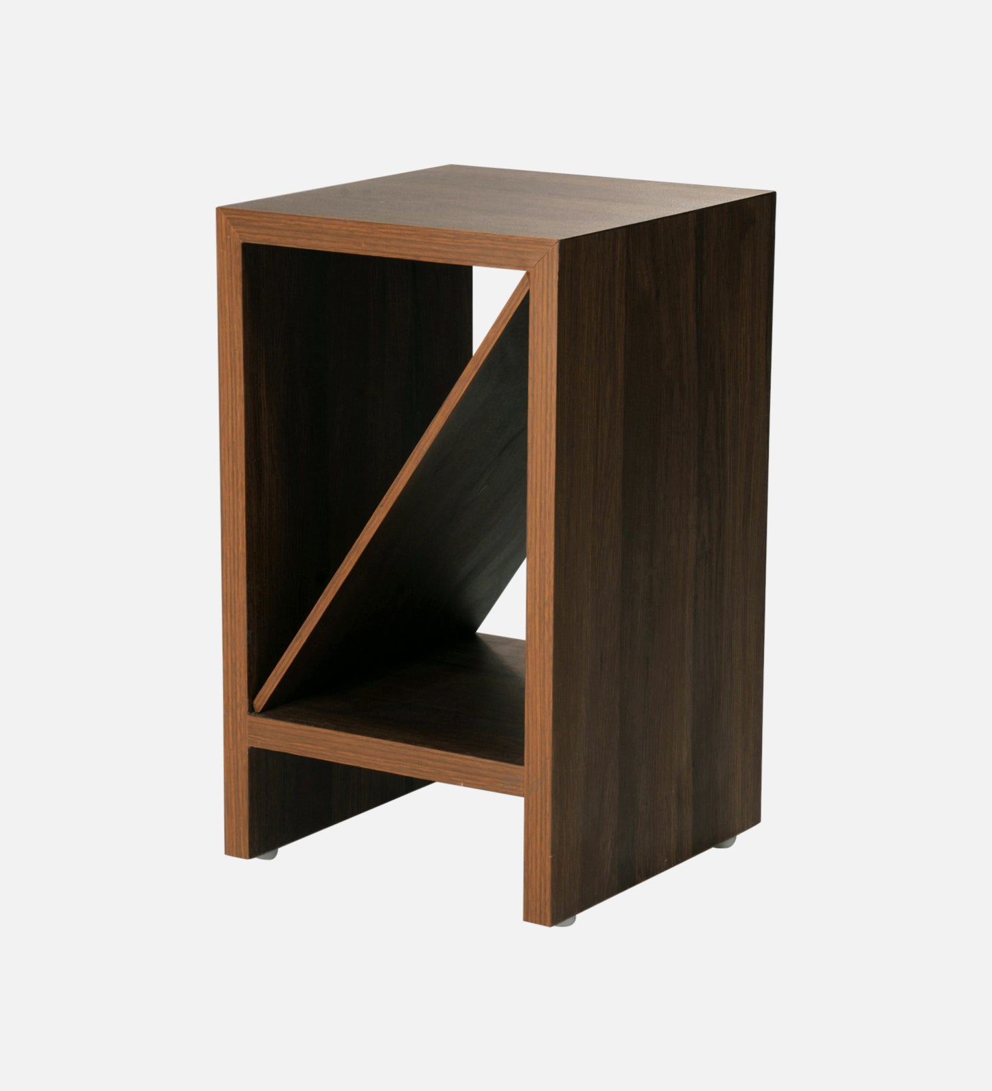 Bevel - Side Table, Small Storage and Decor, End Table, Living and Bedroom Decor, Wooden Table