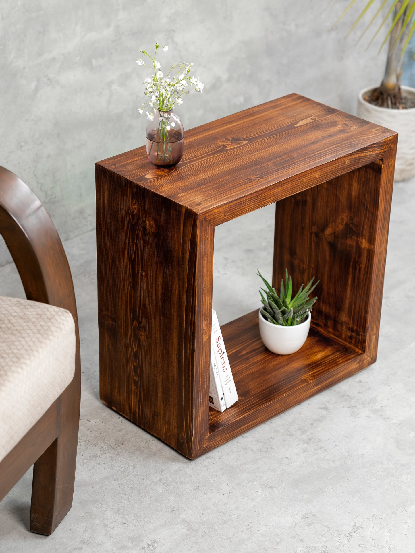 Side Table, Wooden End Table, Living Room Decor, Wooden Side Table, Living Room Table