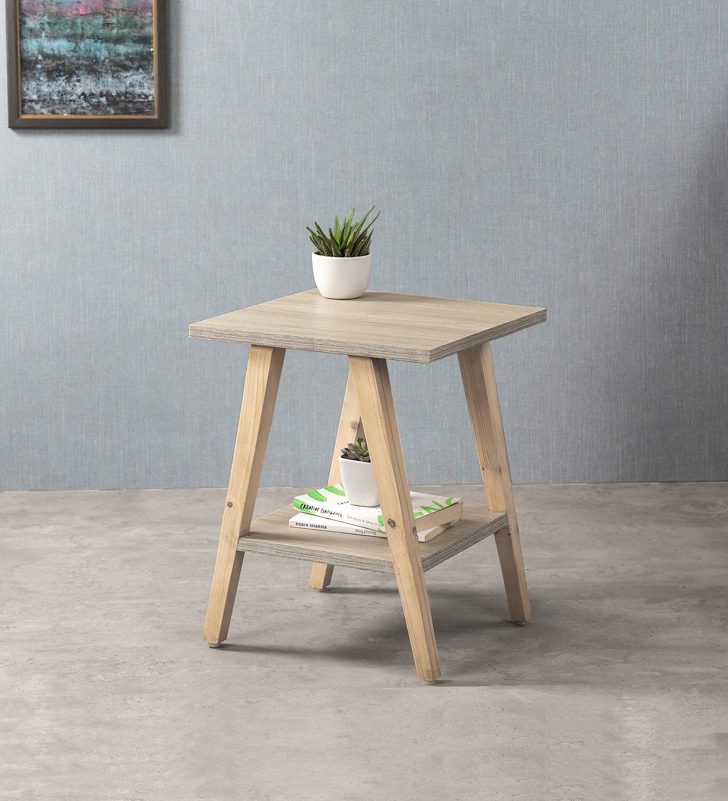 Trapezium Incline Table-  Side Table, Wooden End Table, Living Room Decor, Wooden Side Table, Living Room Table