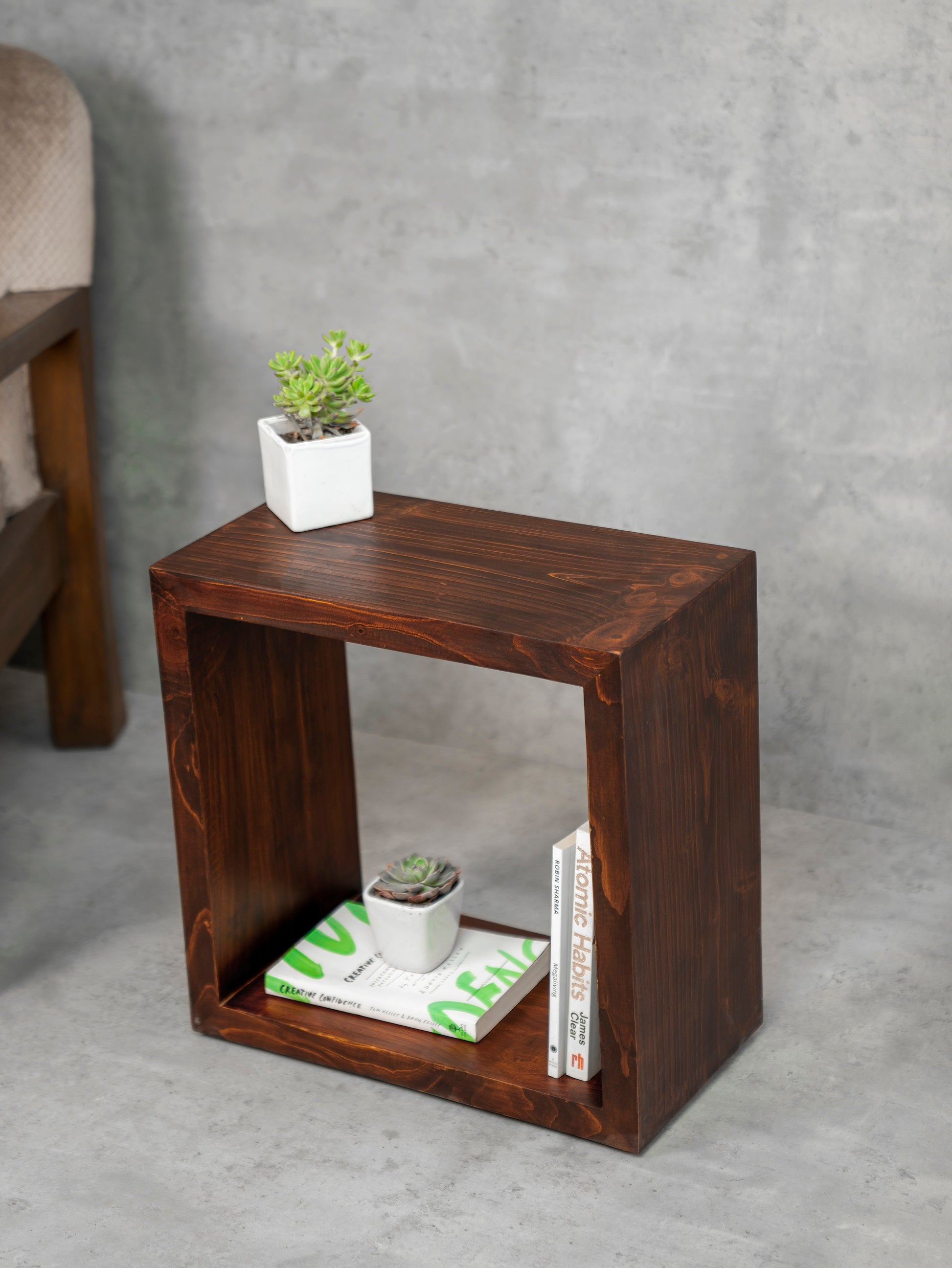 Side Table, Wooden End Table, Living Room Decor, Wooden Side Table, Living Room Table