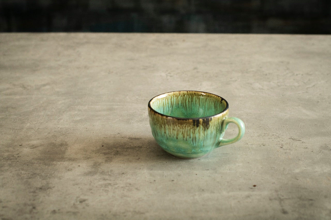 A Tiny Mistake Teal Hues Studio Ceramic Mugs Set of 2