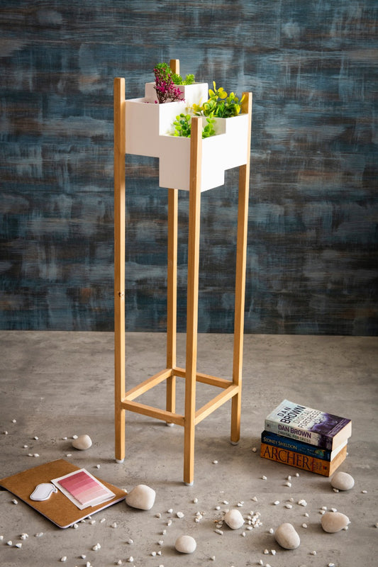 Wooden Planter Indoor Stand