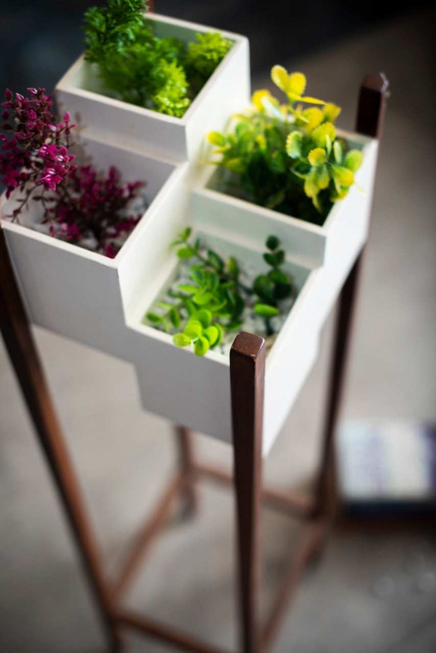 Wooden Planter Indoor Stand