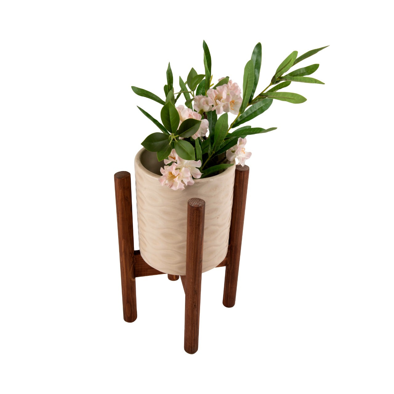 Indoor Ceramic and Wooden Planters